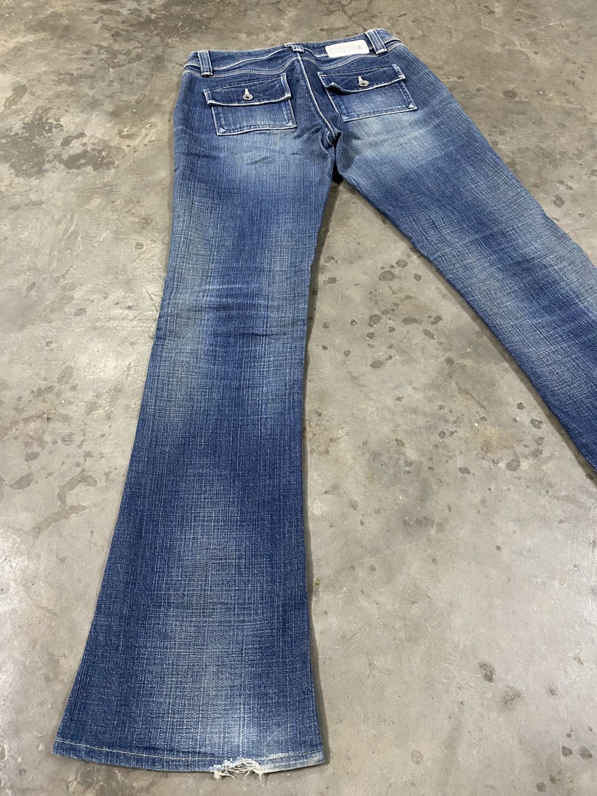 Edwin Flare Jeans Brappers by Edwin Mud Rusty Flared @319 Size US 27 - 2 Thumbnail