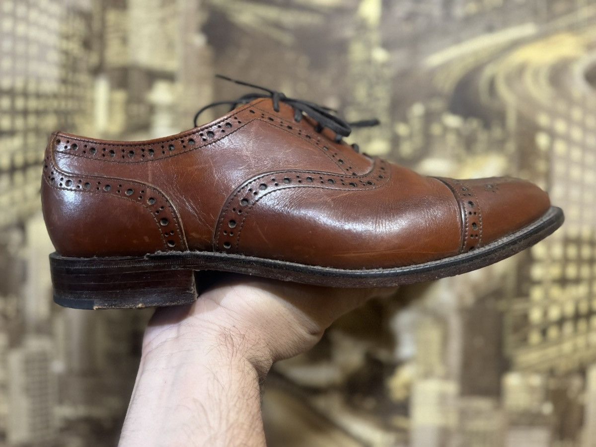 Loake Loake Brown Leather Derby Brogue Shoes Mens UK 8 Size US 8 / EU 41 - 5 Thumbnail
