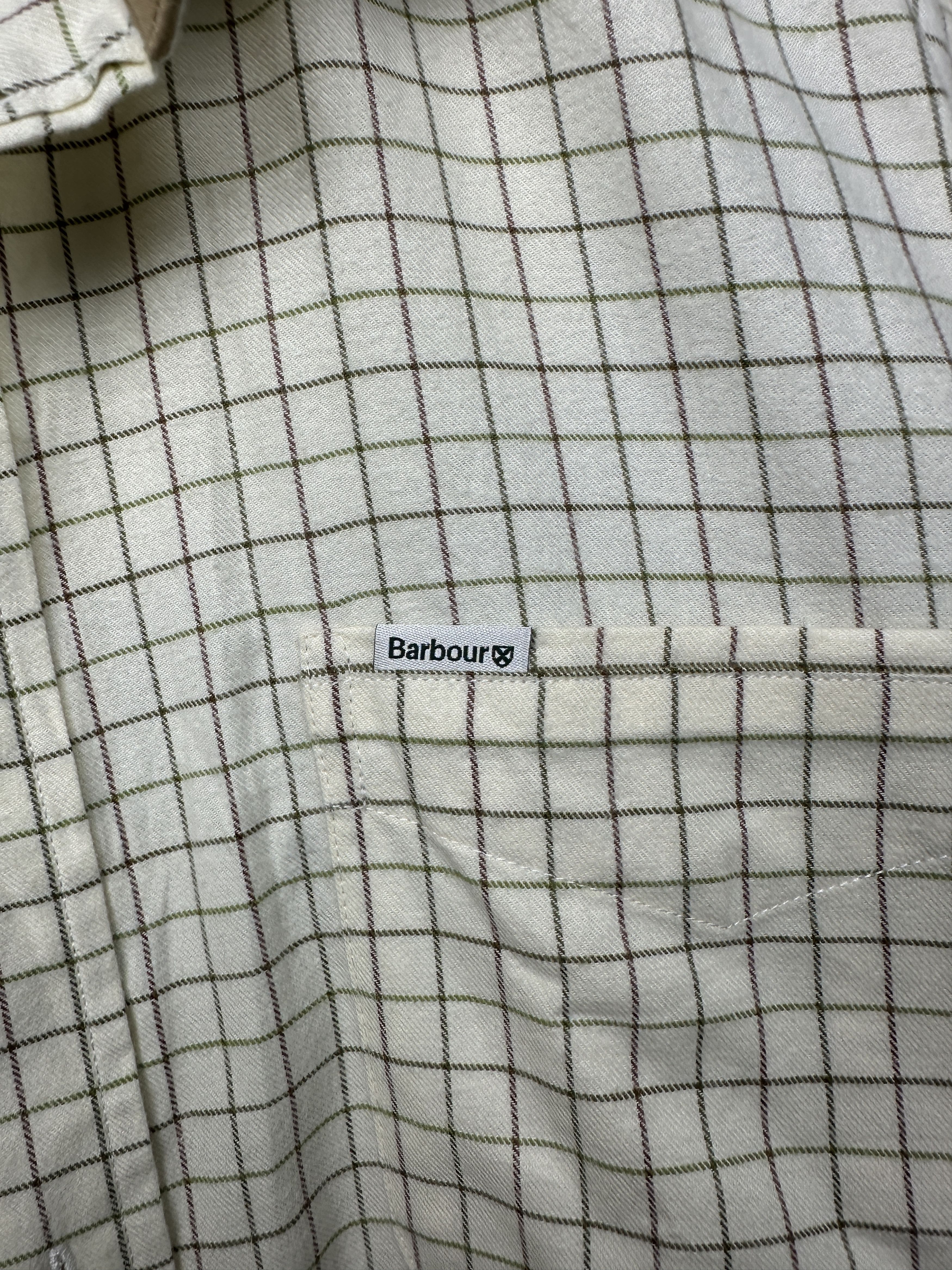 Barbour Barbour Vintage Mens Flannel Check Shirt Size US L / EU 52-54 / 3 - 3 Thumbnail