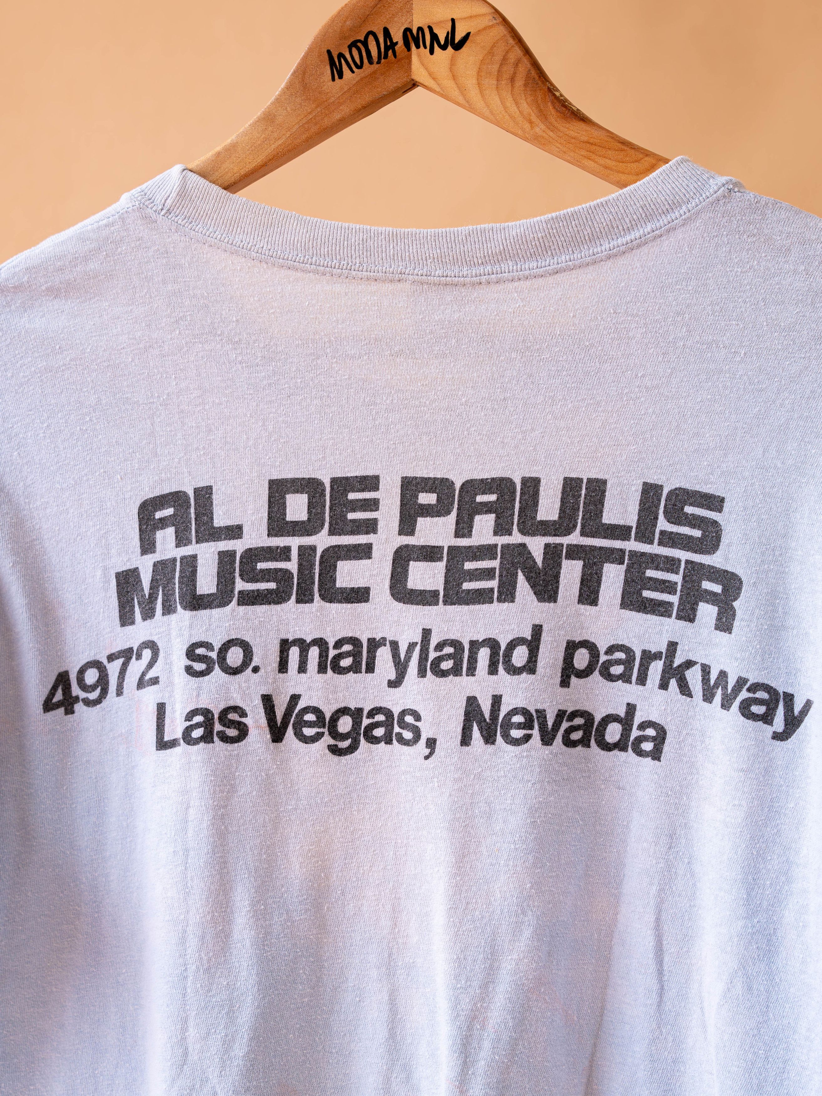 Vintage 1970s Acoustic Script Tee Size US M / EU 48-50 / 2 - 2 Thumbnail