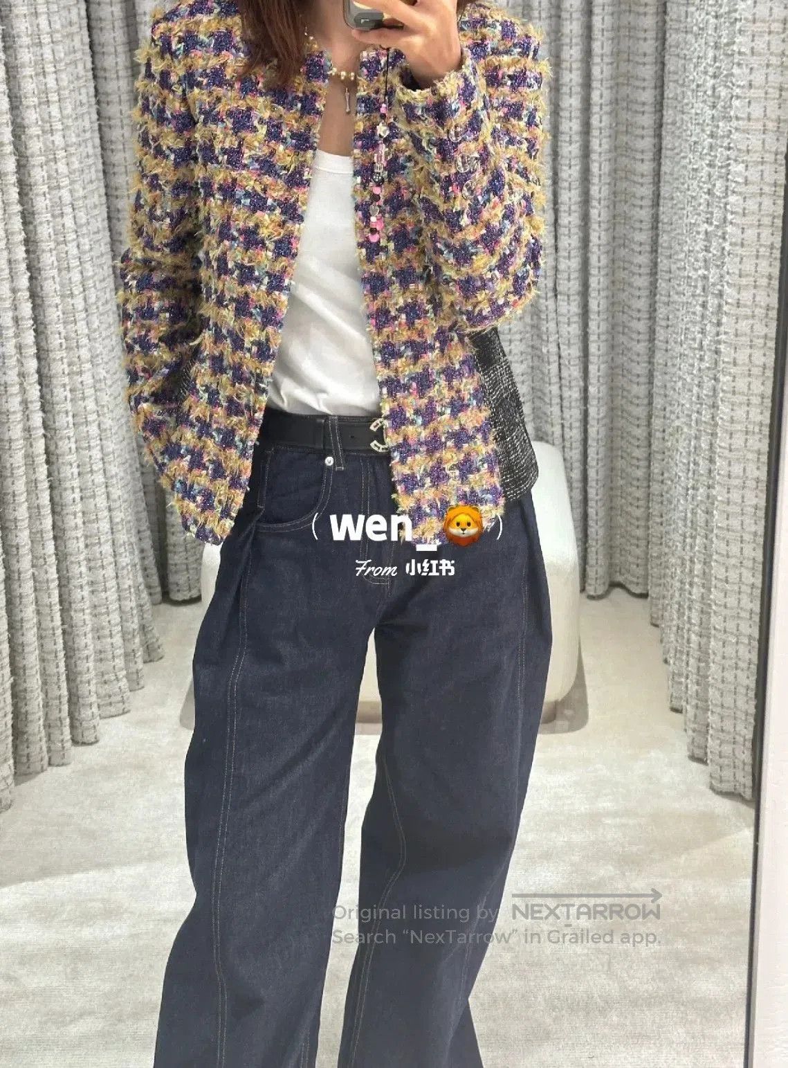 Chanel Chanel 22A Tweed Jacket. Size XXS / US 00 / IT 34 - 4 Thumbnail