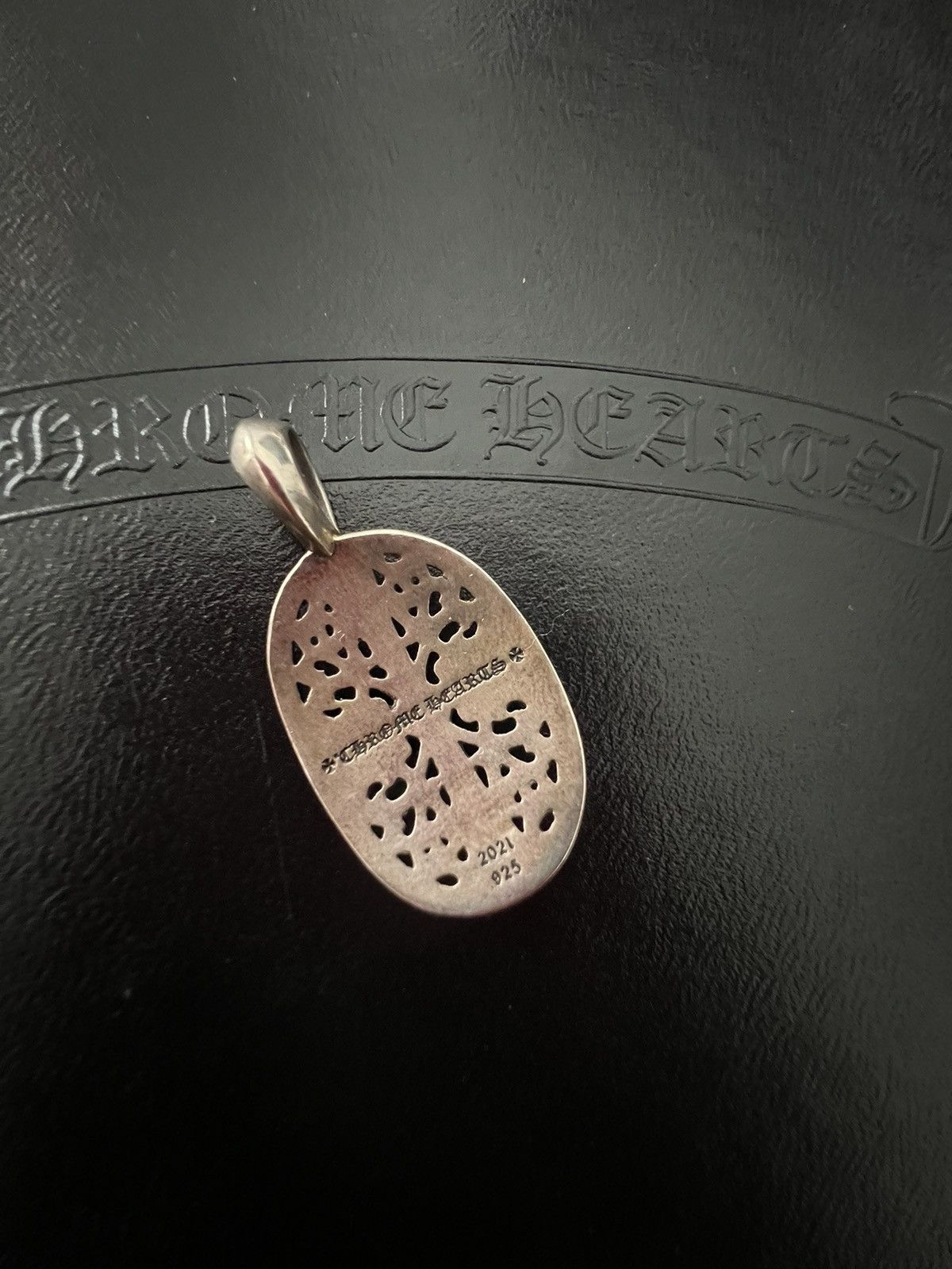 Chrome Hearts Chrome Hearts Classic Oval Pendant 925 Silver Size ONE SIZE - 2 Thumbnail