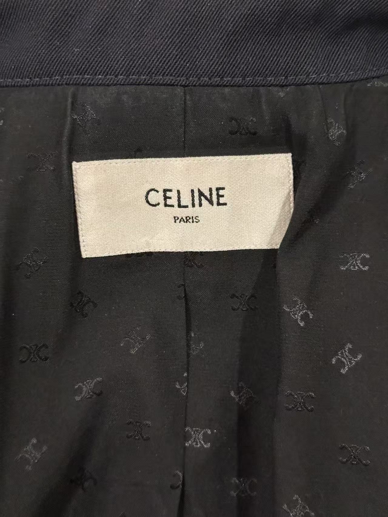 Celine Celine Western Trench Coat in Gabardine RARE Size US M / EU 48-50 / 2 - 7 Thumbnail