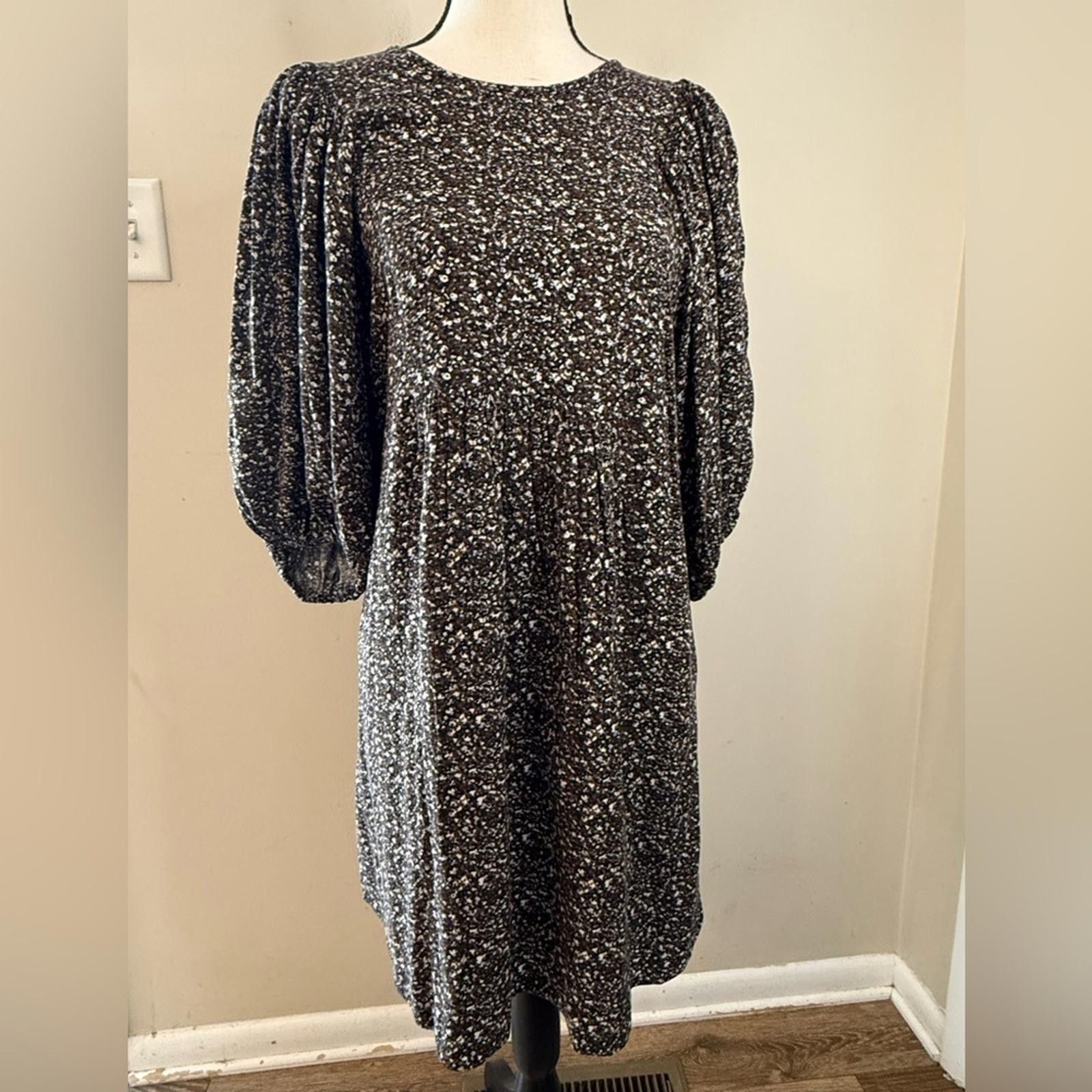 Other & Other Stories floral prairie dress brown blue white SZ 4 Size S / US 4 / IT 40 - 1 Thumbnail