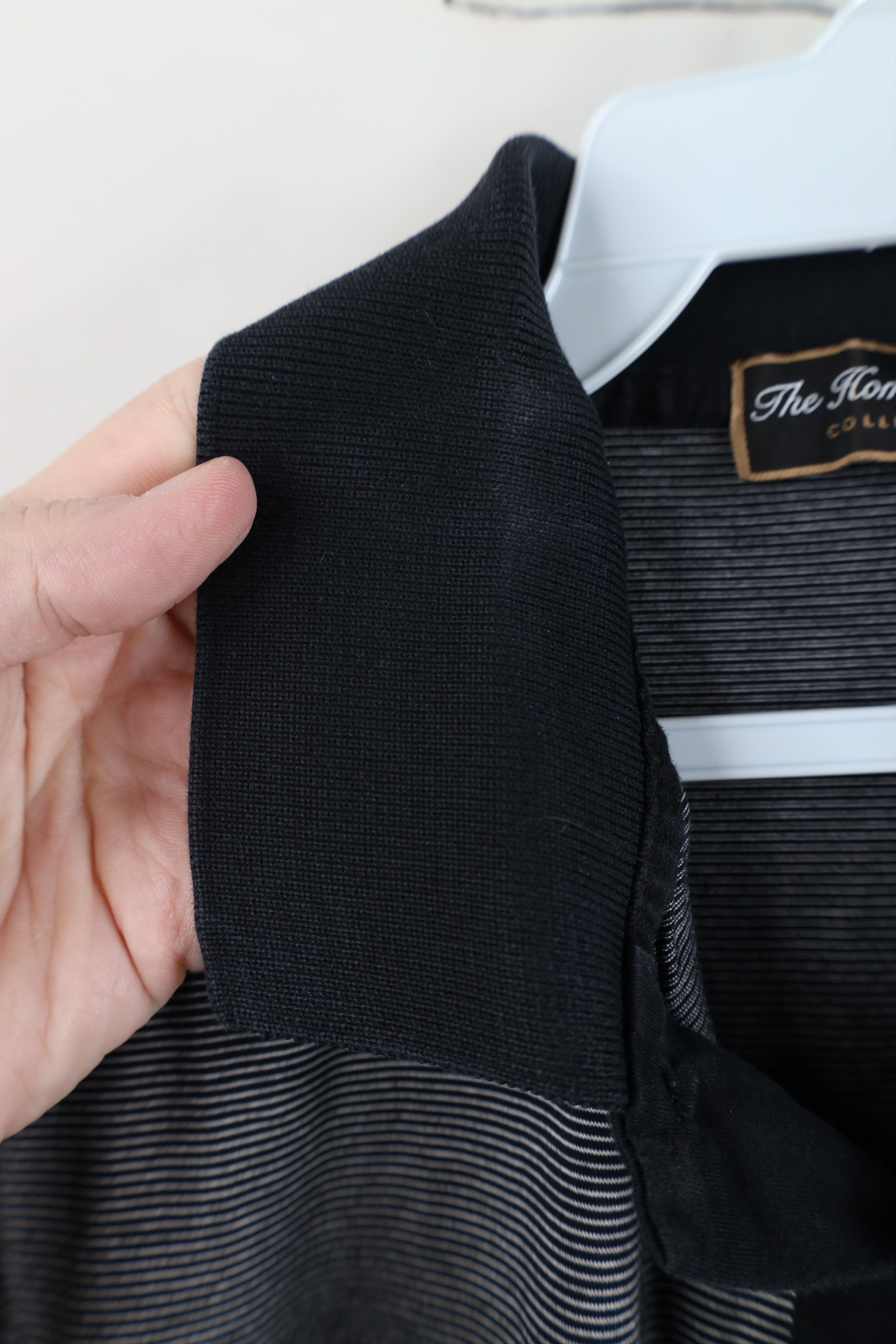 Vintage Vintage Pinstriped St Andrews Links Collard Golf Polo Shirt Size US L / EU 52-54 / 3 - 5 Thumbnail