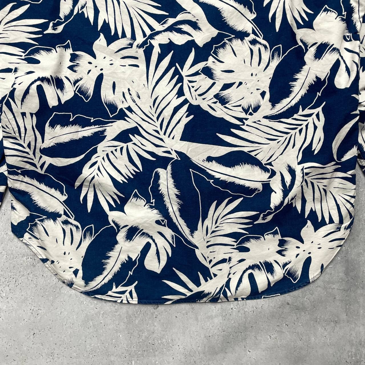Our Legacy Our Legacy 1980-81 Floral Indigo Long Sleeve Shirt Size S Size US S / EU 44-46 / 1 - 22 Thumbnail