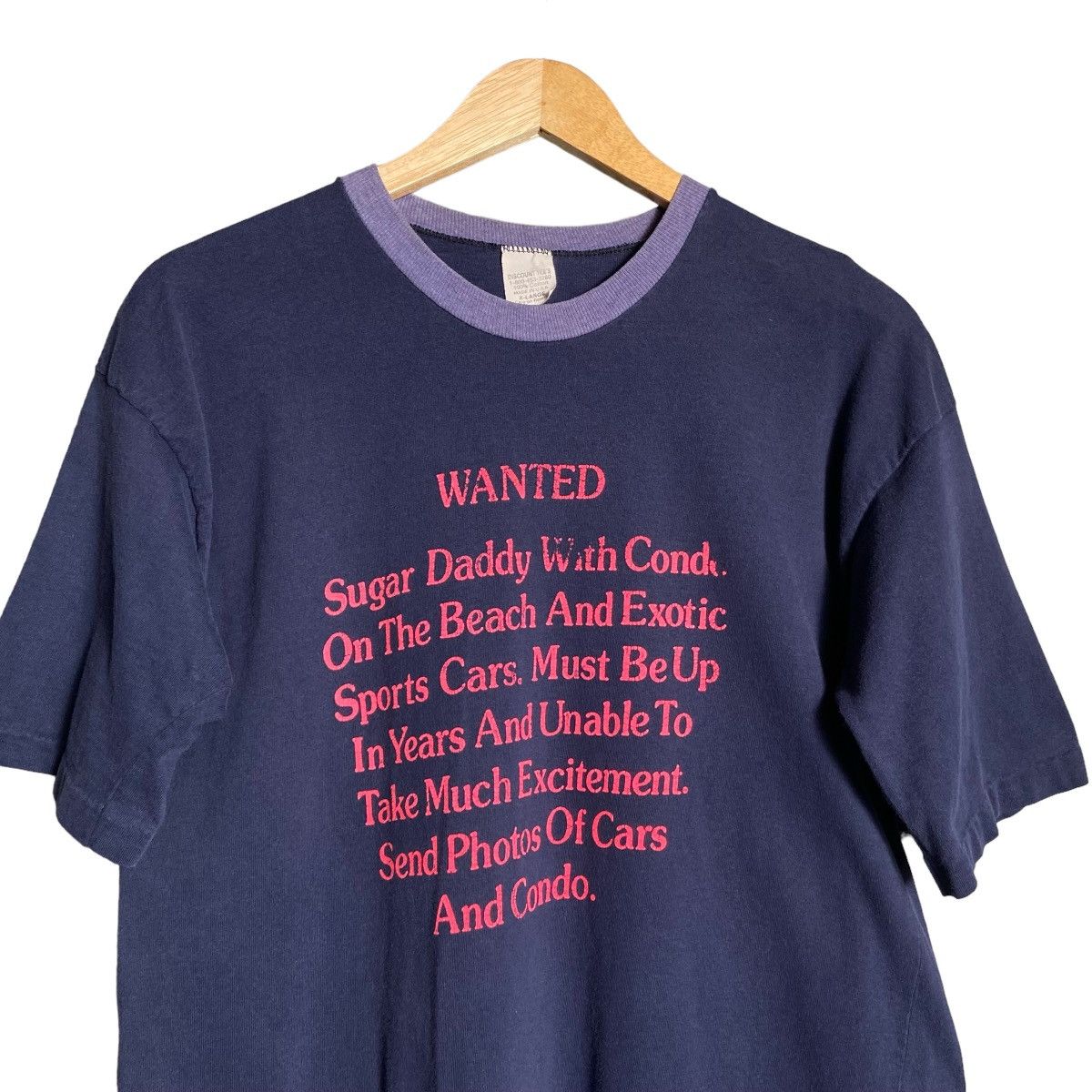 Vintage Vintage 90s Sugar Daddy Single Stitch T-Shirt Size US XL / EU 56 / 4 - 1 Thumbnail
