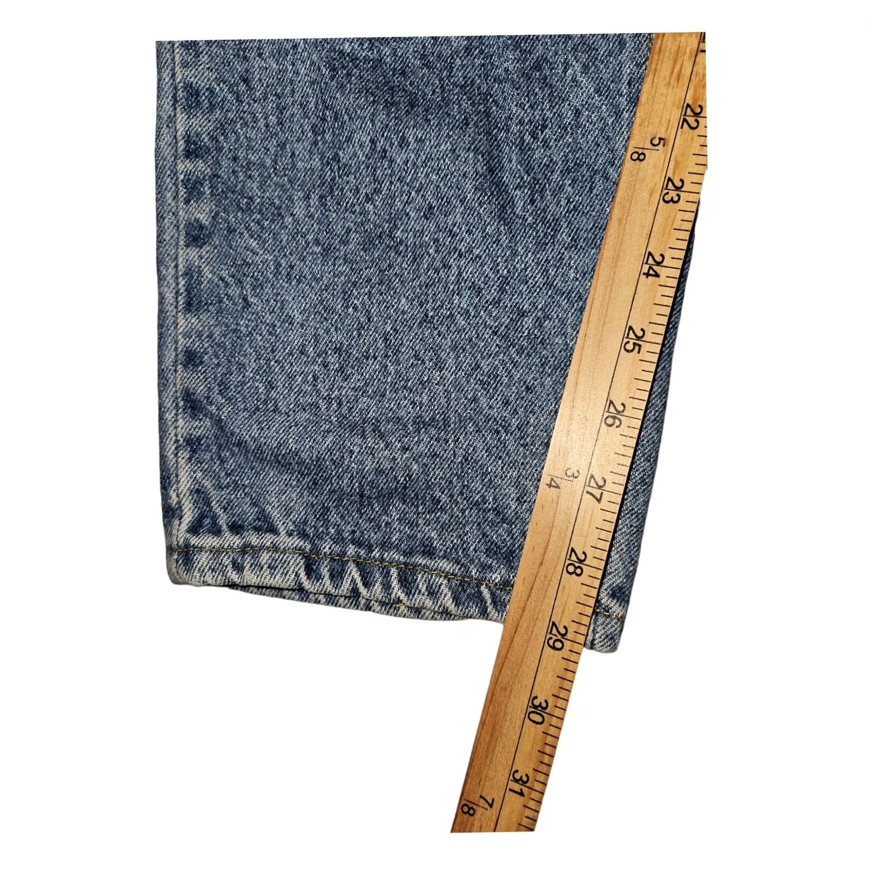 Lee VINTAGE Lee Jeans Women's 18 Plus High Rise 29in Inseam Stone Wash Beige 90s Grunge Y2K Logo Zipper Button Complete 5-Pocket Denim Distressed Stretch? Size 40" / US 18 - 6 Thumbnail