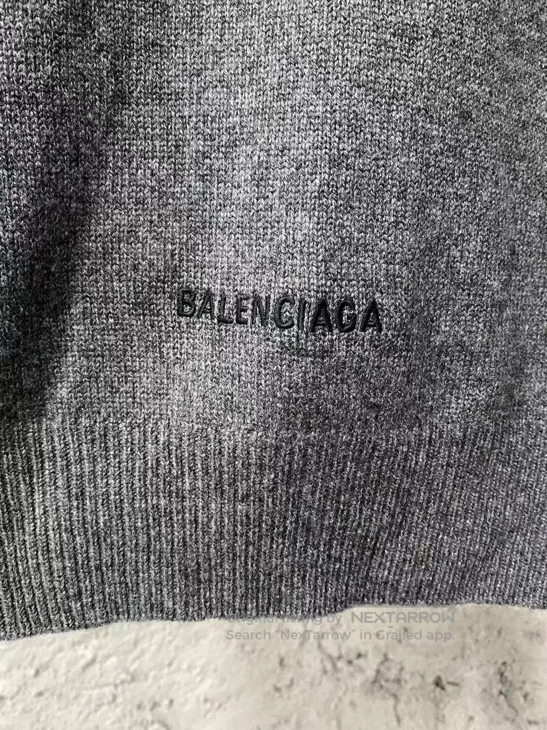 Balenciaga Balenciaga Embroidered Logo Sweater. Size US XS / EU 42 / 0 - 3 Thumbnail