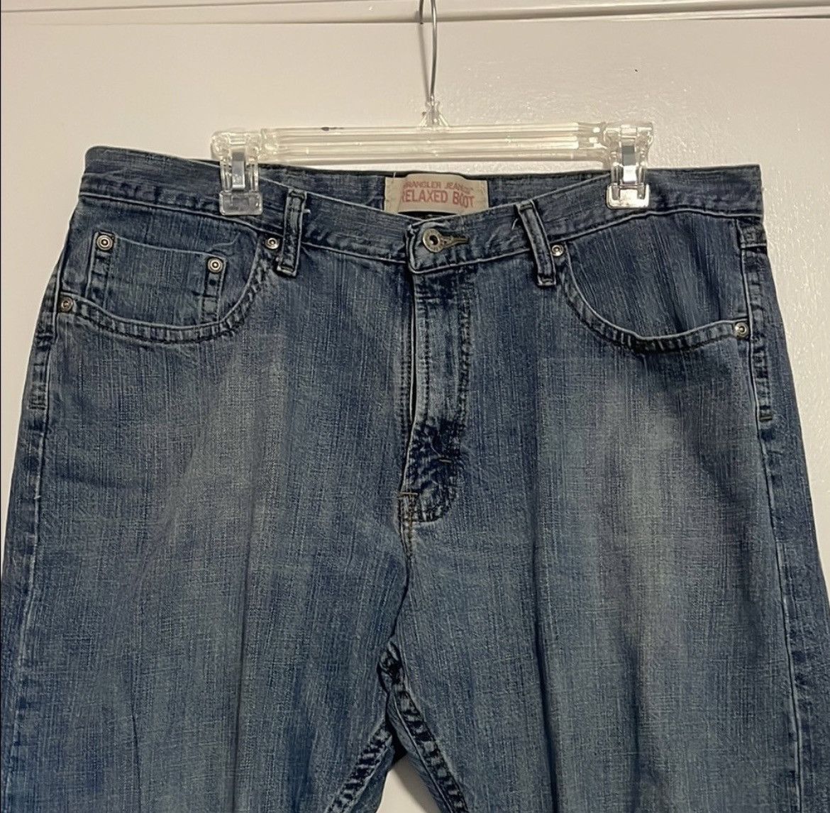 Wrangler Wrangler Blue Relaxed Bootcut Jeans Size US 36 / EU 52 - 4 Thumbnail