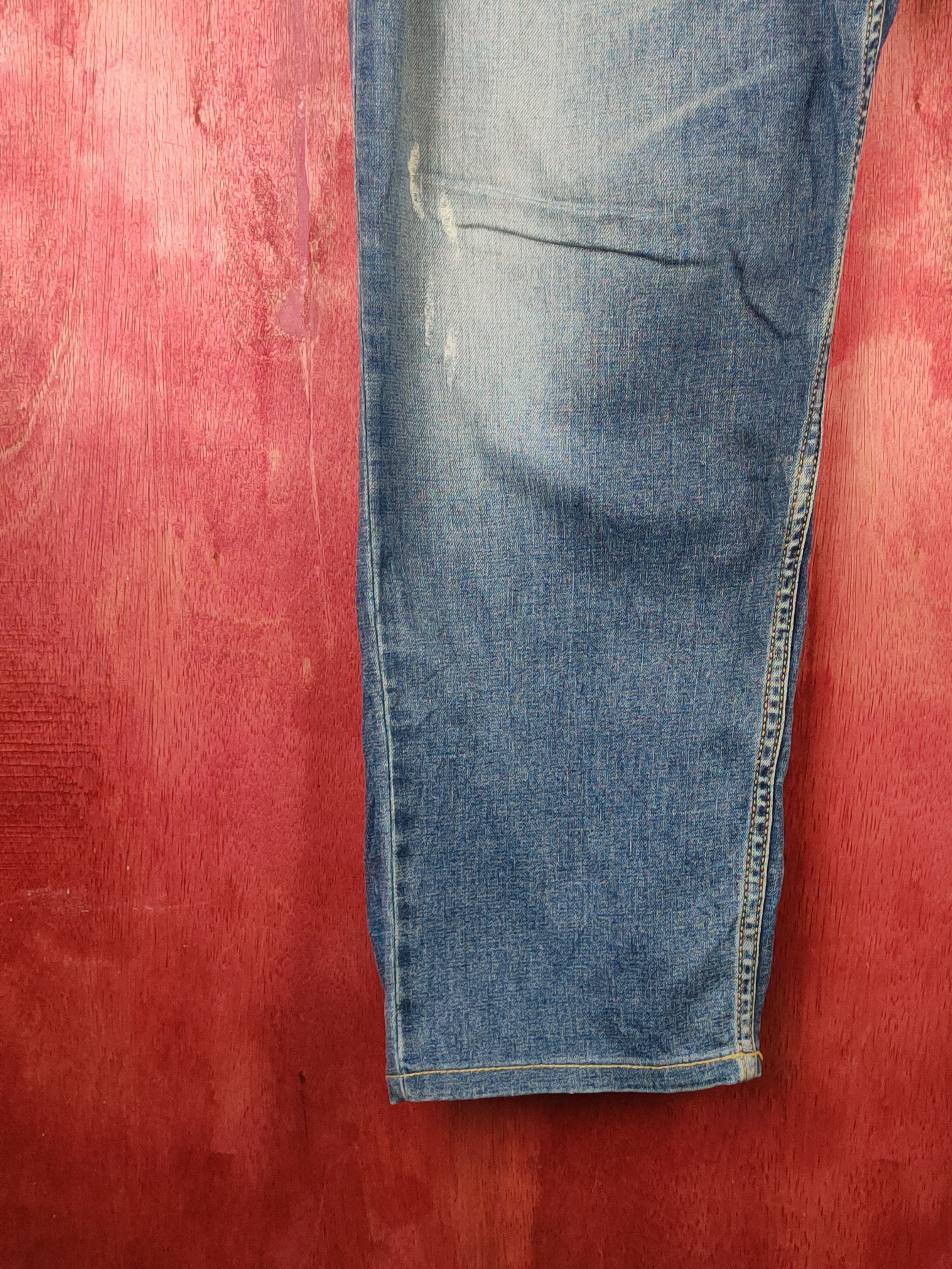 JOSEPH HOMME Joseph Homme Blue Faded Distressed Ripped Jeans #S1643 Size US 36 / EU 52 - 4 Thumbnail