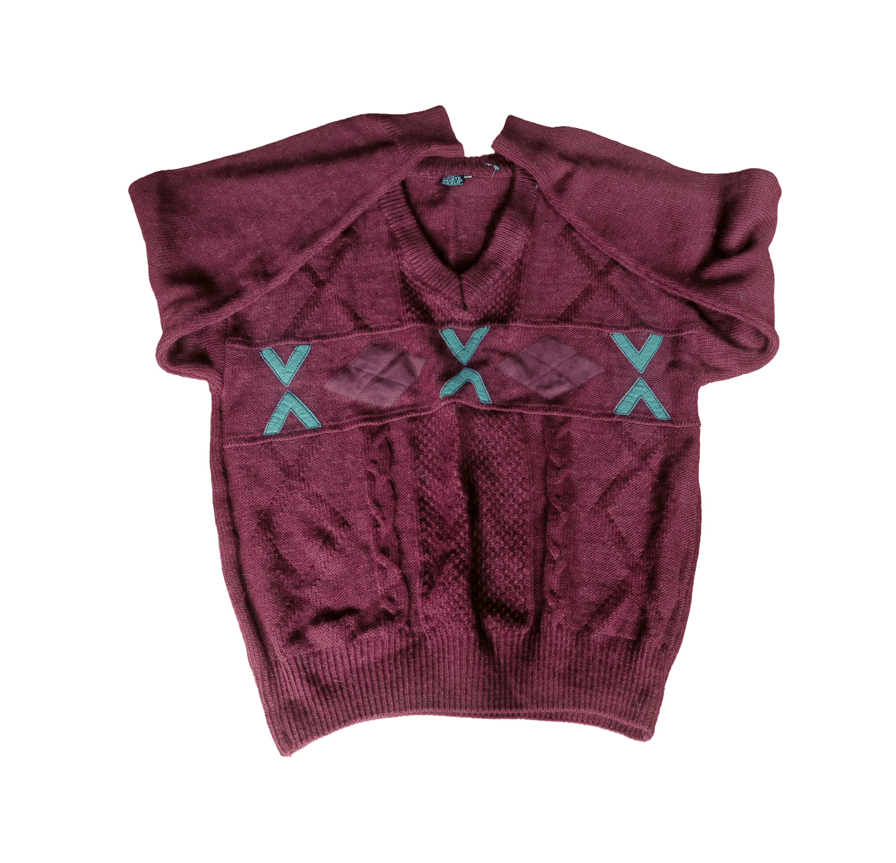 Other VTG Monte Carlo Men's Burgundy Pullover Sweater Size US M / EU 48-50 / 2 - 3 Thumbnail