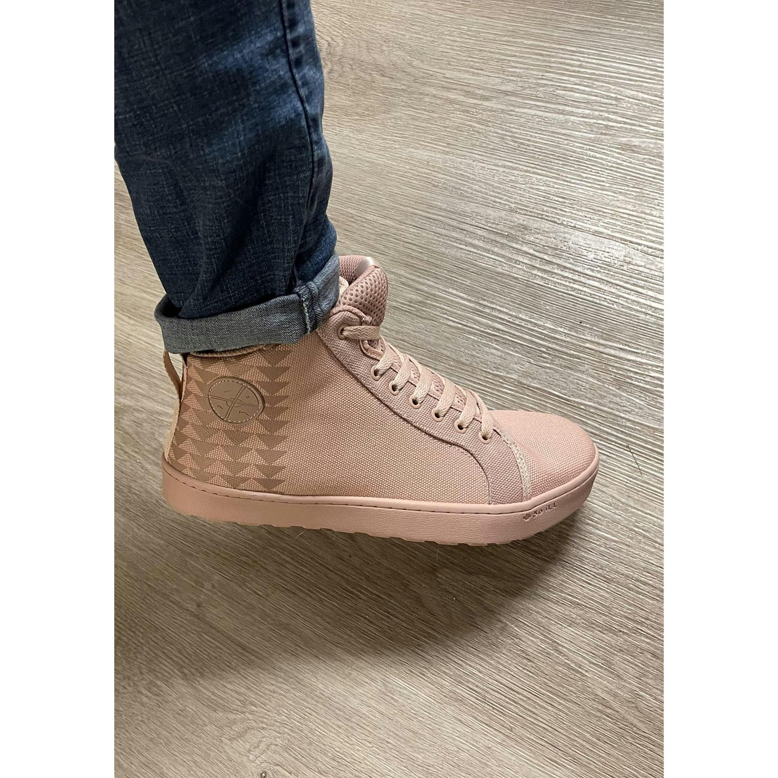 Designer So iLL Drifter Dirty Pink Hiking Organic Sneakers Unisex Size US 10.5 / IT 40.5 - 10 Thumbnail
