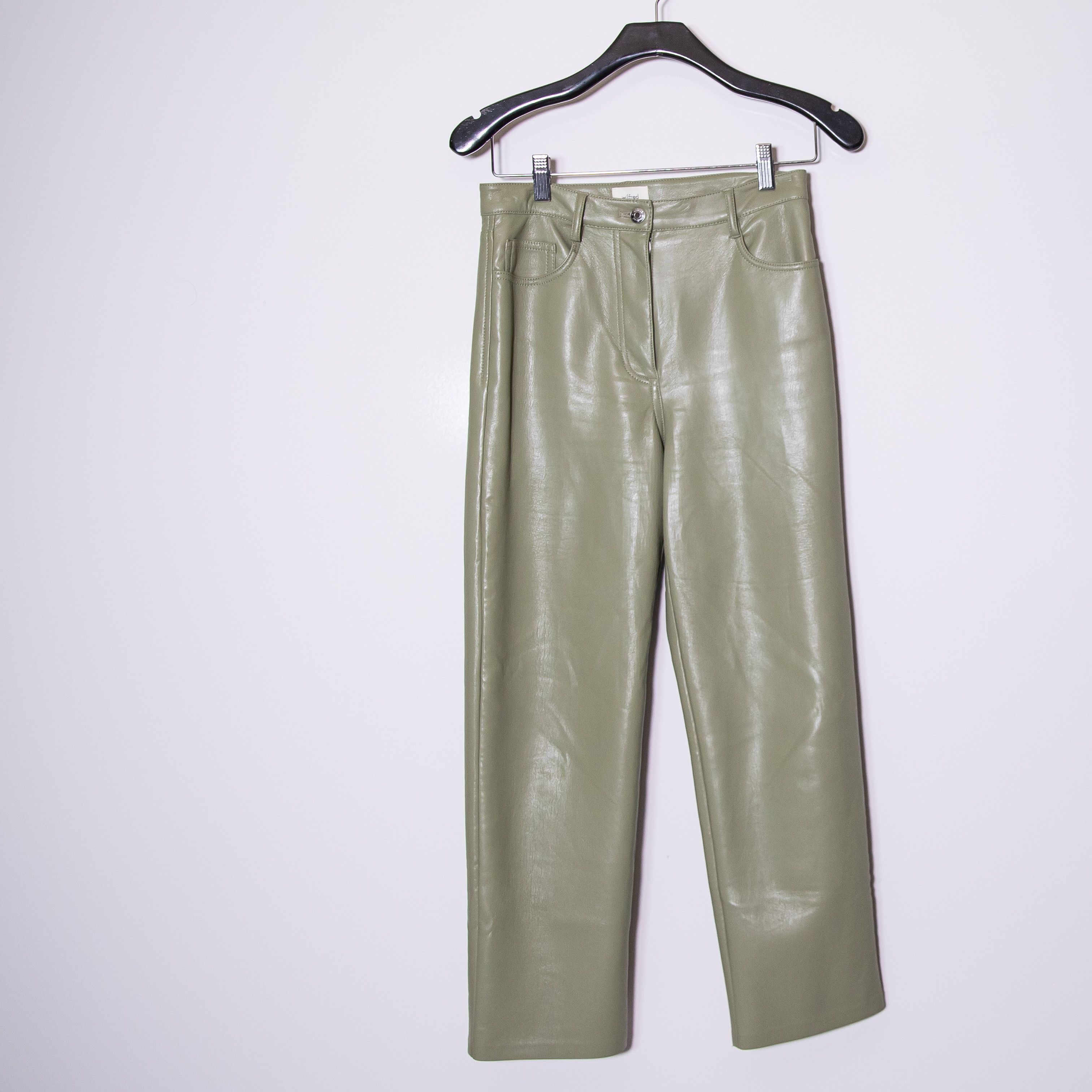 Aritzia Wilfred Aritzia Melina Cropped Vegan Leather Size 26" / US 2 / IT 38 - 1 Thumbnail