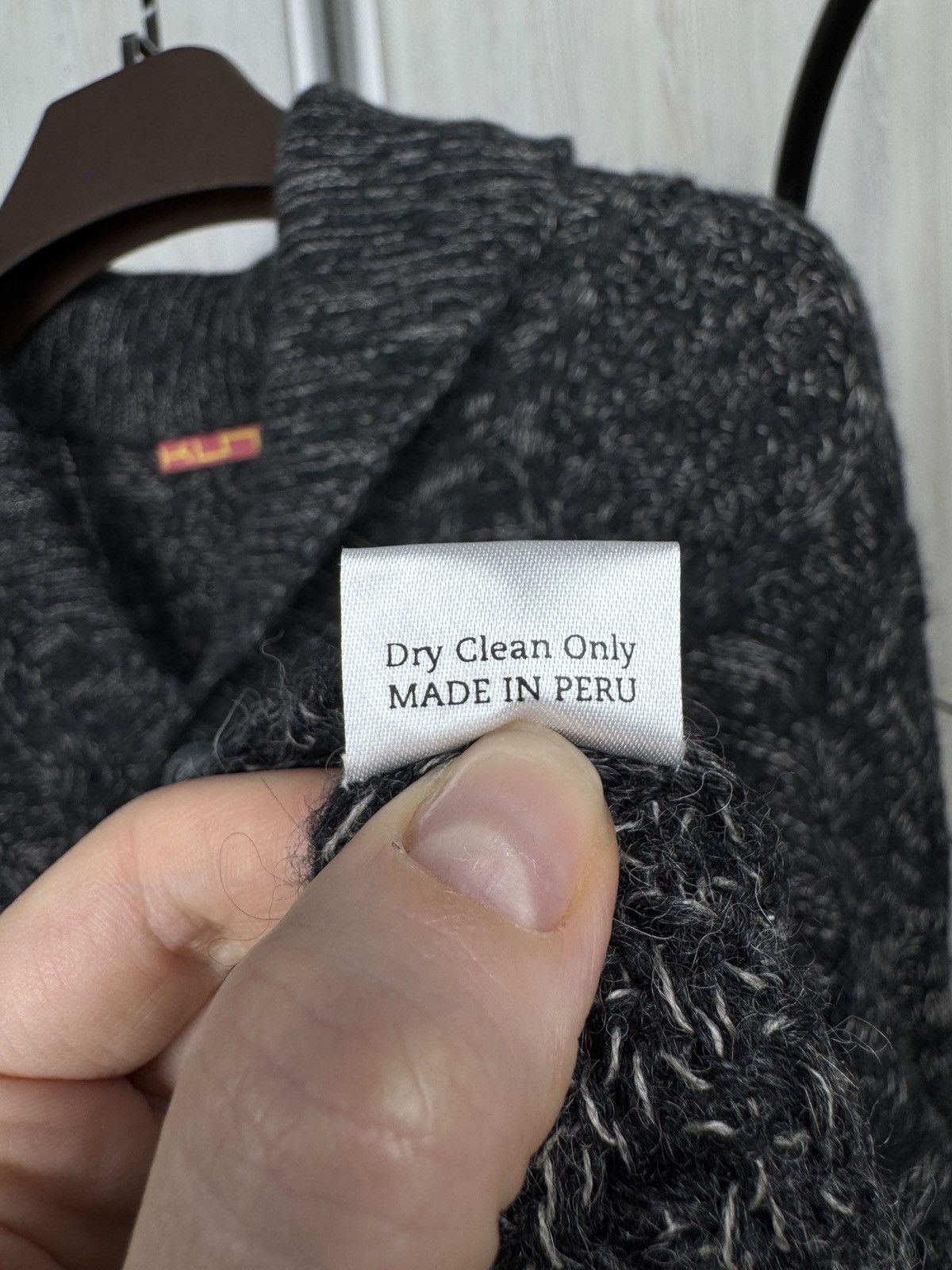 KUNA Kuna pure Baby Alpaca grey sweater cardigan men’s L Size US L / EU 52-54 / 3 - 11 Thumbnail