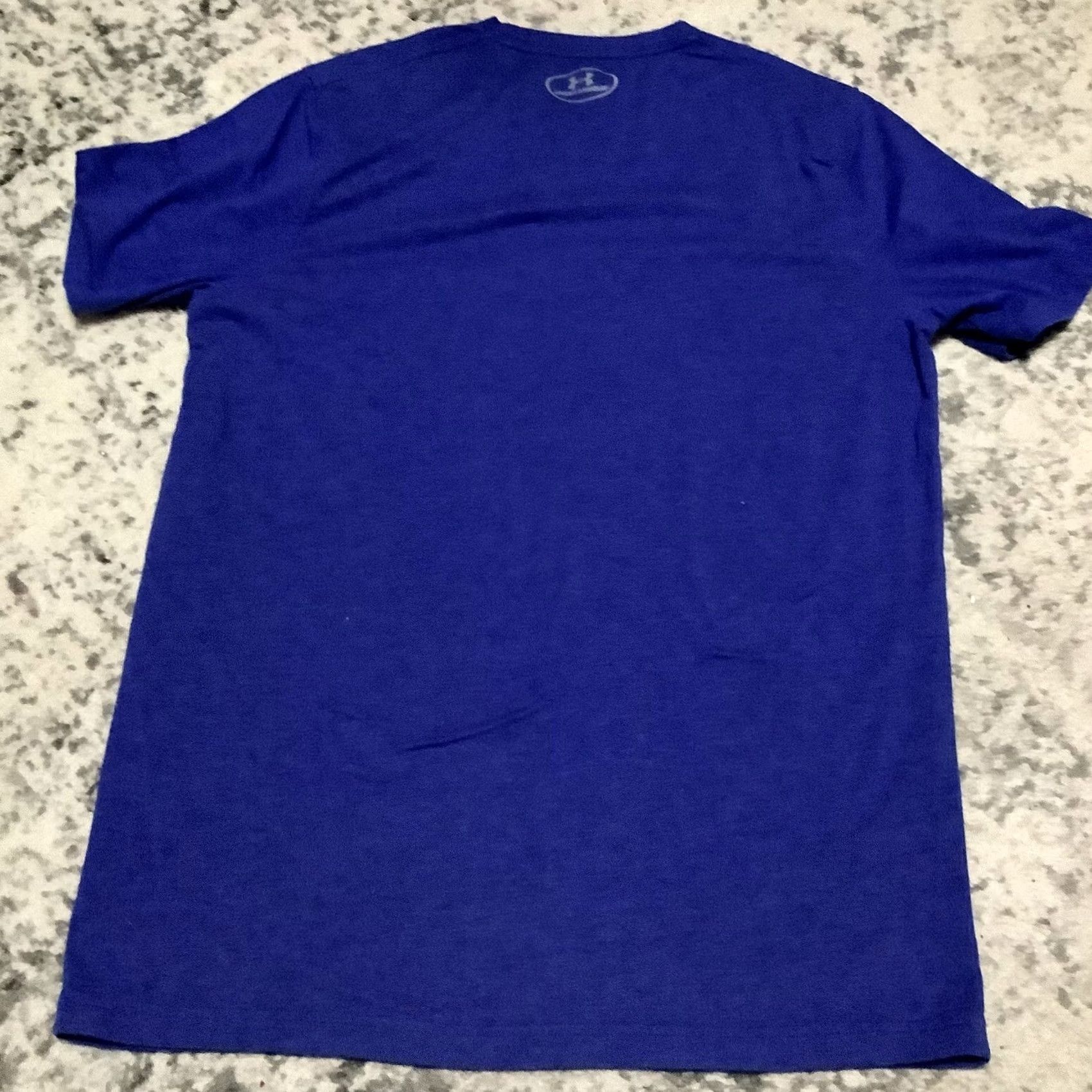 Under Armour Under Armour Men's T-Shirt Crew Neck Navy Blue Loose Fit Heat Gear Top M Size US M / EU 48-50 / 2 - 5 Thumbnail