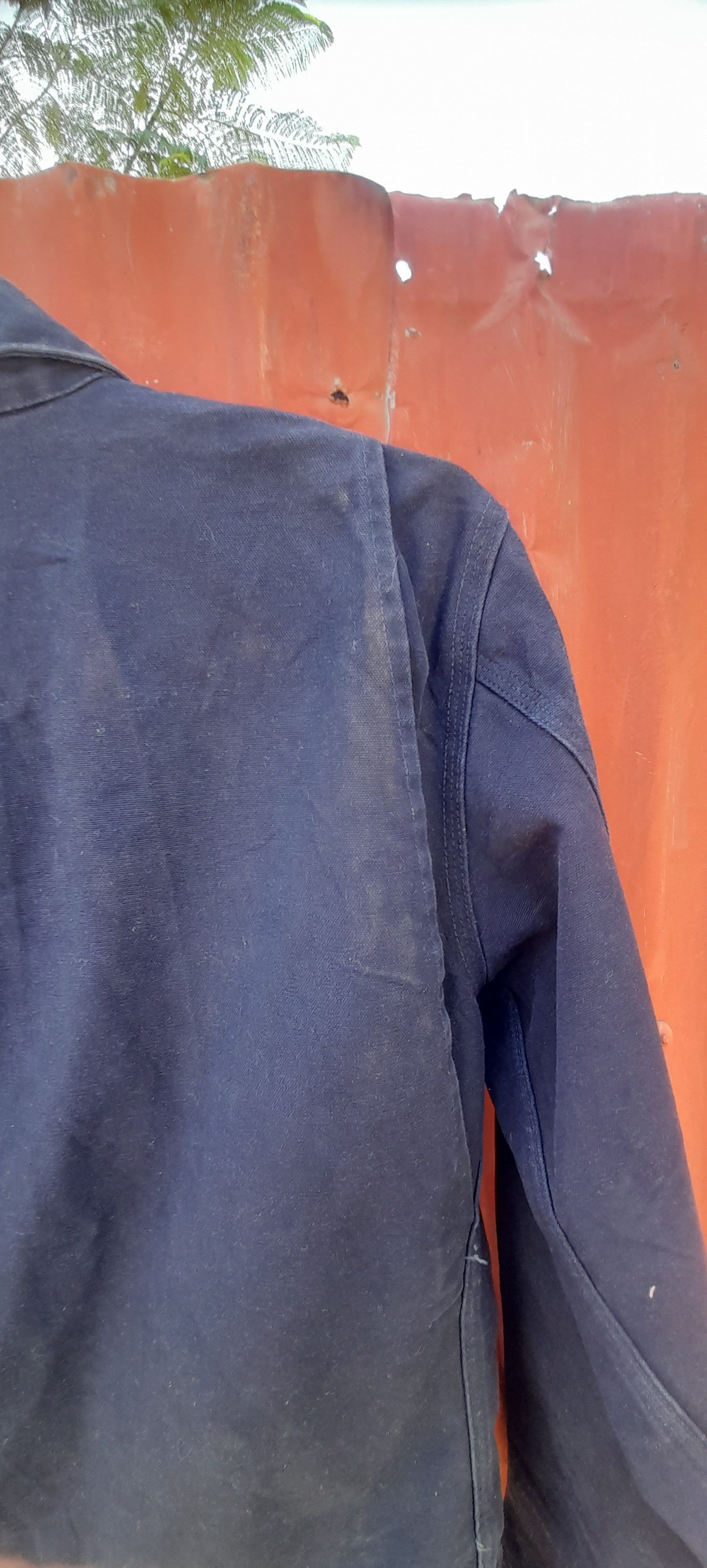 Carhartt Vintage Carhartt detroit blue unlined EJ196MDT Medium Jacket Size US M / EU 48-50 / 2 - 3 Thumbnail