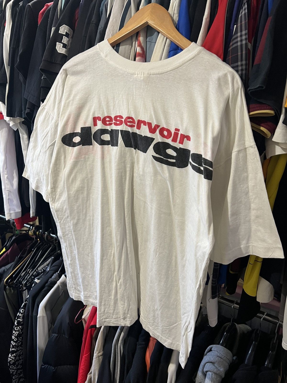 Band Tees VINTAGE SINGLE STITCH RESERVOIR DOGS MOVIE PROMO AOP T SHIRT Size US XL / EU 56 / 4 - 1 Thumbnail
