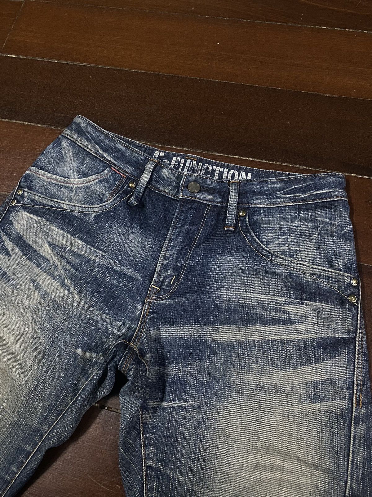 Edwin × Japanese Brand FIRE 🔥 EDWIN E-FUNCTION CURVE FLARE JEANS Size US 32 / EU 48 - 7 Thumbnail