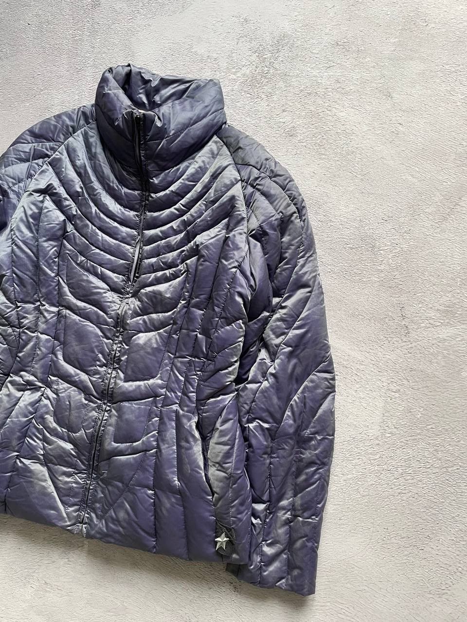 Thierry Mugler Vintage Rare Thierry Mugler Women Down Jacket Metallic 90-00 Size S / US 4 / IT 40 - 2 Thumbnail