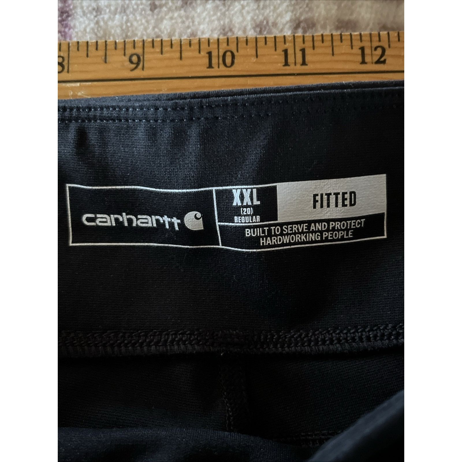 Carhartt CARHARTT Men's Fitted Utility Leggings Pants XXL Black 38x27 Size US 38 / EU 54 - 10 Thumbnail