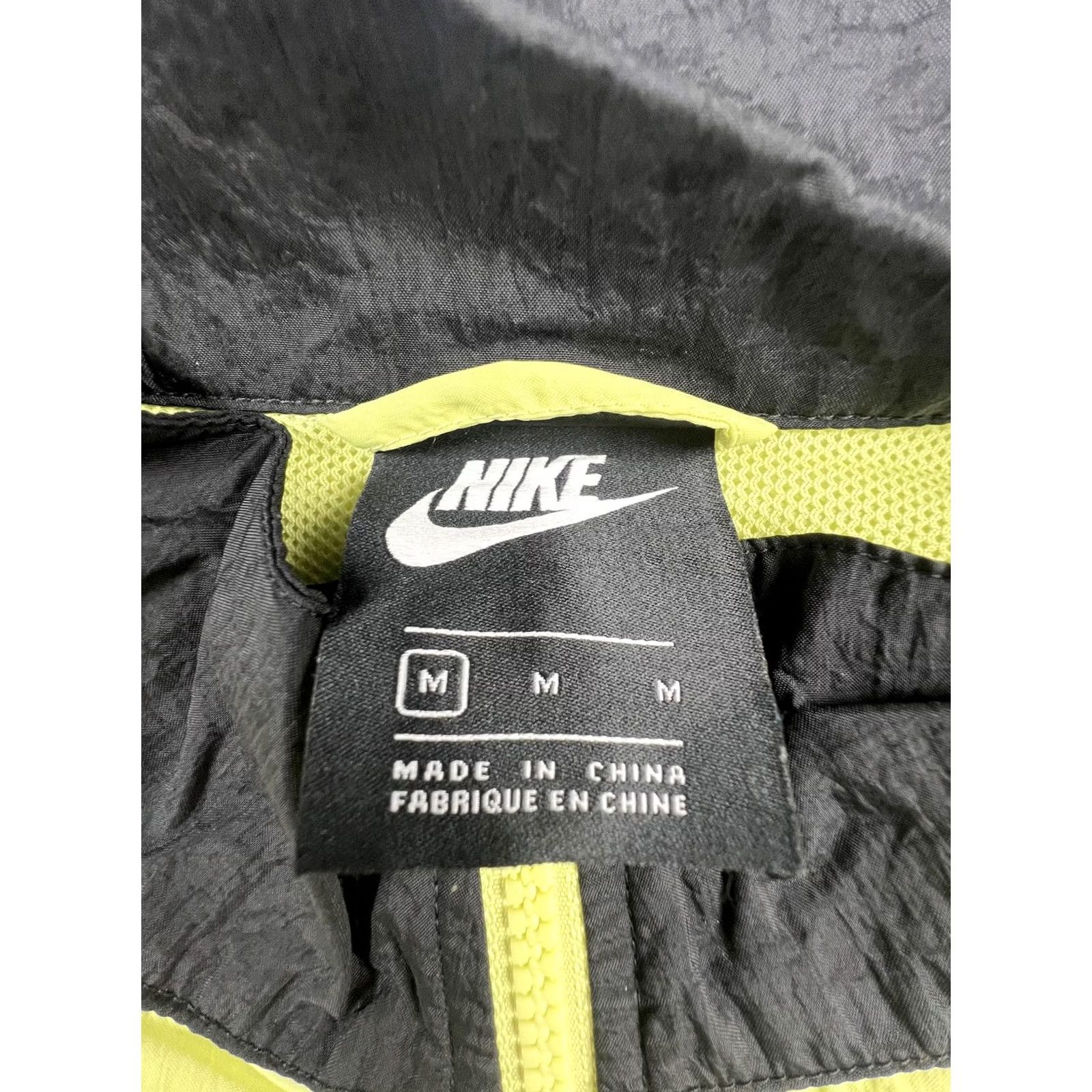 Nike Nike Jacket Mens M Yellow Black Full Zip Windbreaker Colorblock Athletic Size US M / EU 48-50 / 2 - 3 Thumbnail