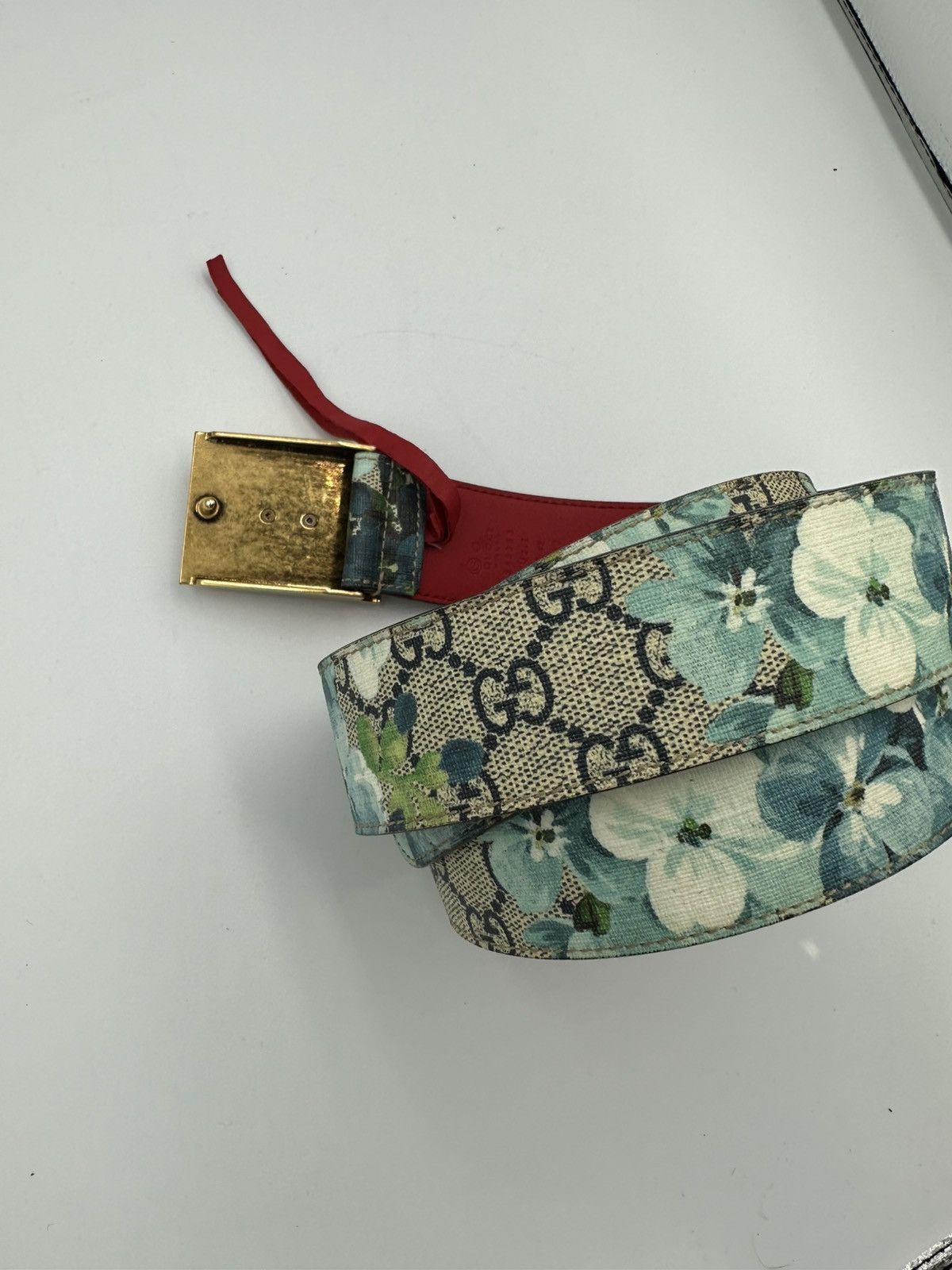 Gucci Lion Floral Belt