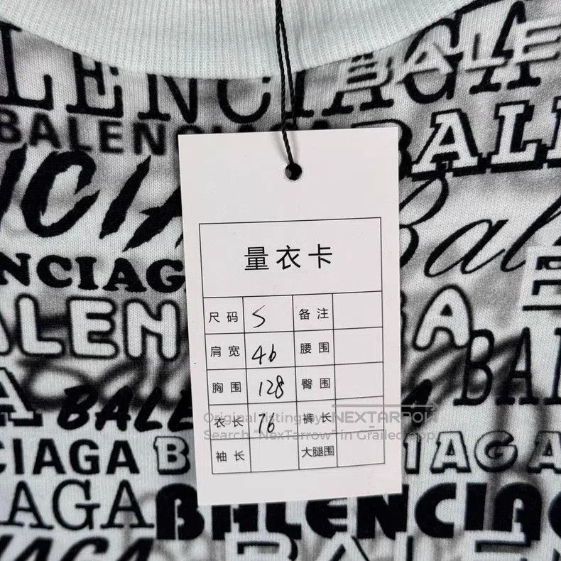 Balenciaga Balenciaga Lettering Printed Long-sleeve T-shirt Size US S / EU 44-46 / 1 - 6 Thumbnail