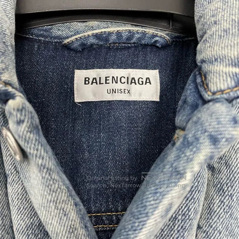 Balenciaga Balenciaga Washed Denim Cotton Jacket Size XXS / US 00 / IT 34 - 3 Thumbnail