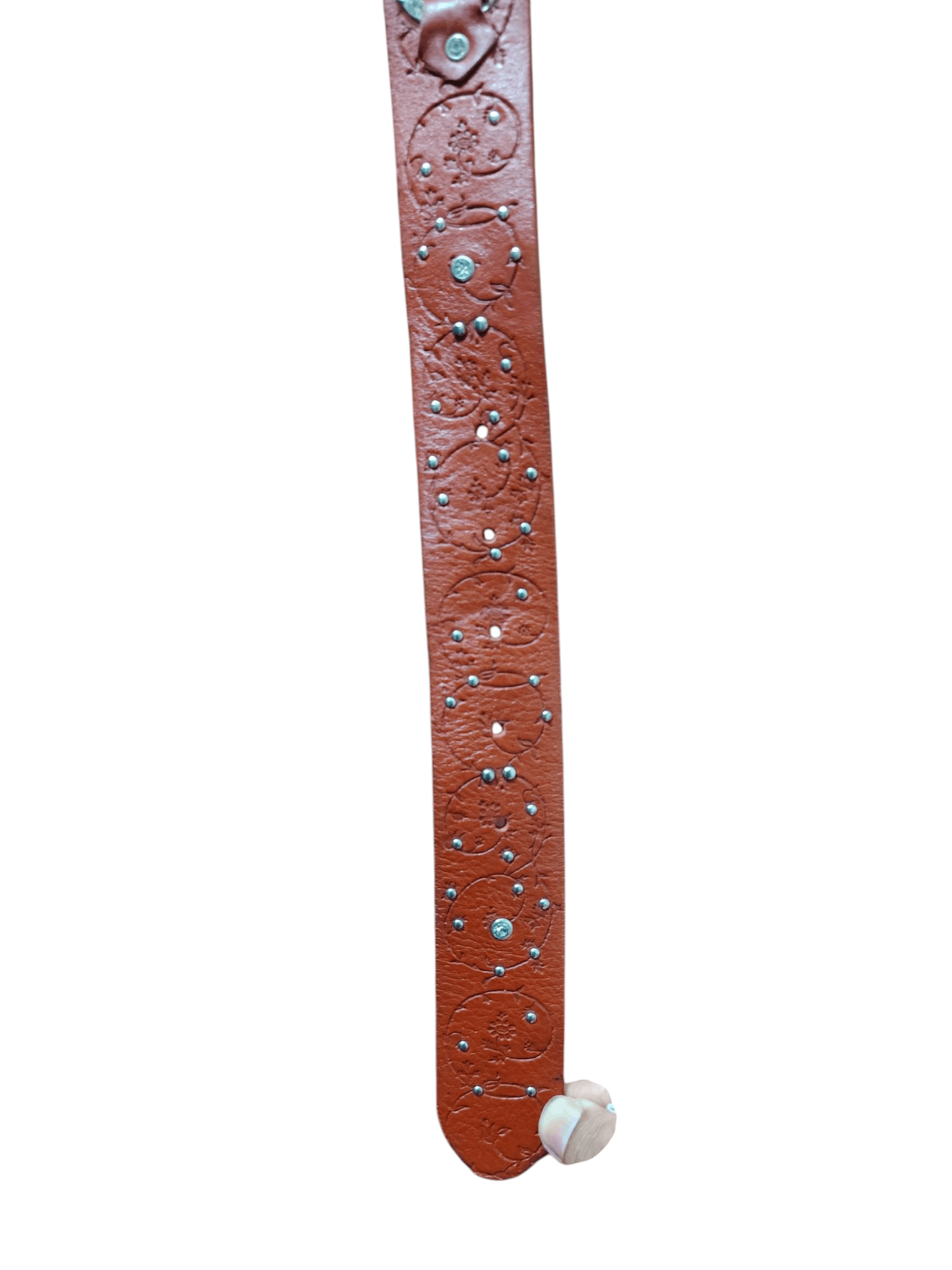If Six Was Nine Japanese Leather Belt Size ONE SIZE - 8 Thumbnail