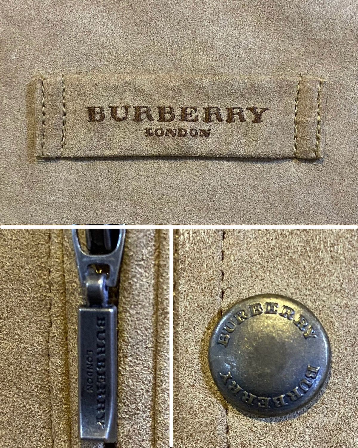 Burberry Burberry London Vintage Suede Leather Jacket Beige Size US M / EU 48-50 / 2 - 5 Thumbnail