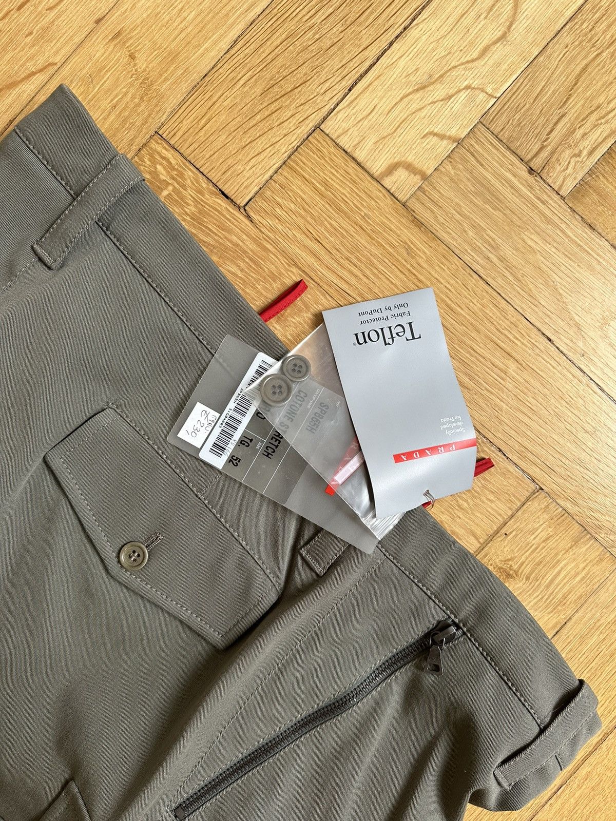 Prada Prada Vintage Sport Man’s Archive 90s Teflon Cargo Pants Size US 36 / EU 52 - 5 Thumbnail