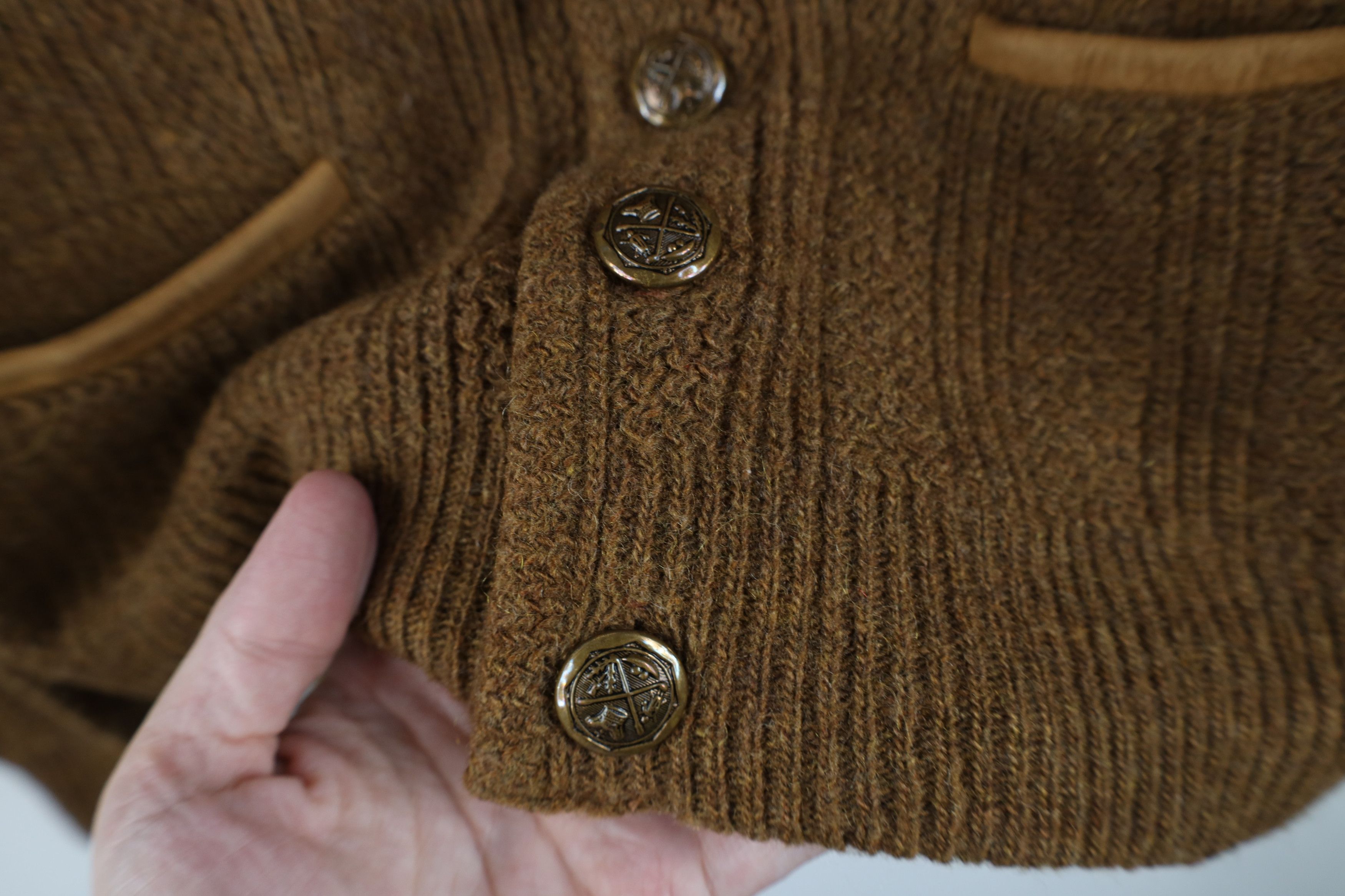 Vintage Vintage 50s Streetwear Mohair Blend Cardigan Sweater USA Size US M / EU 48-50 / 2 - 5 Thumbnail