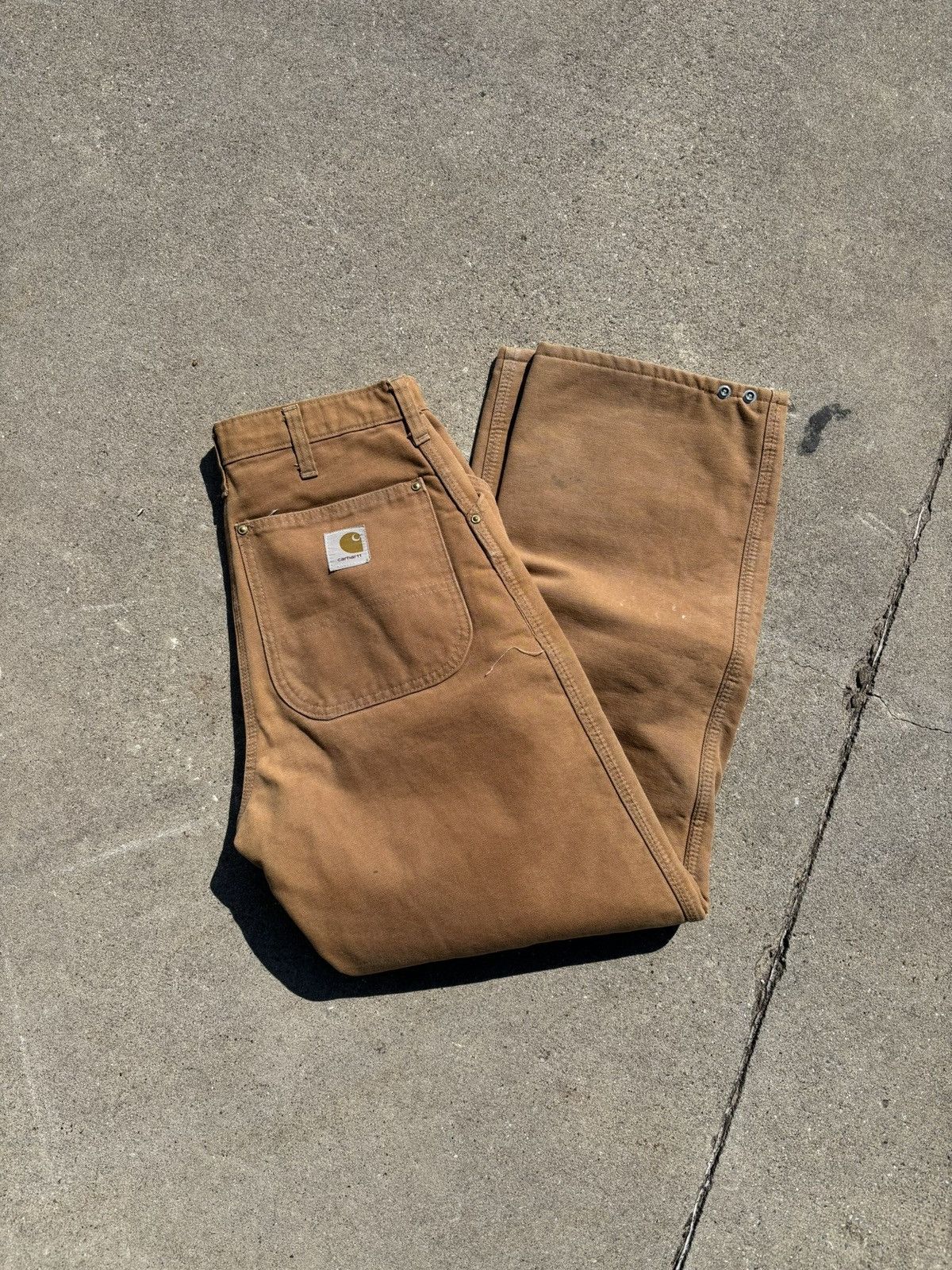 Carhartt Vintage 80s Carhartt Workwear Pants Size US 29 - 1 Thumbnail