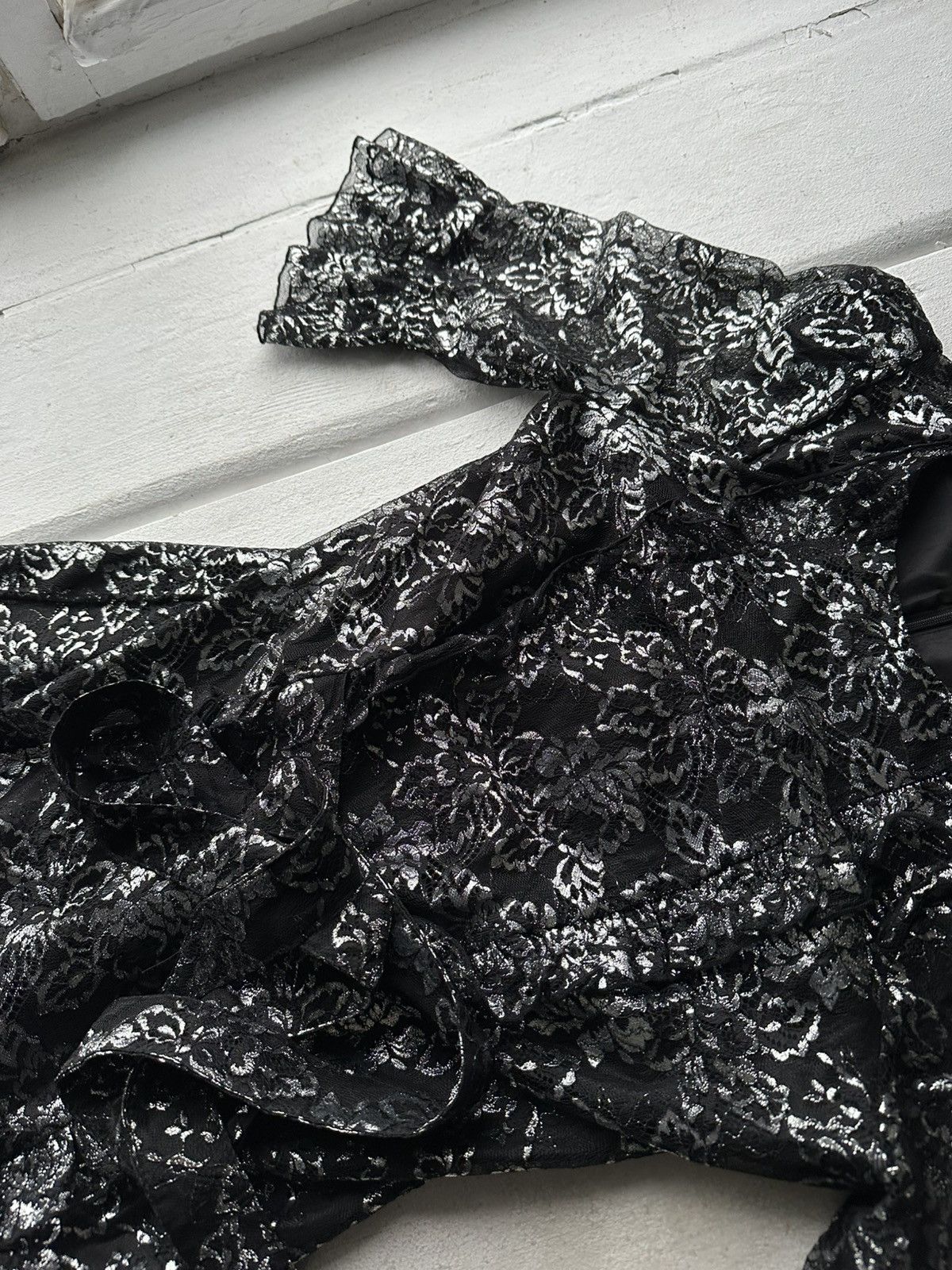 The Vampire's Wife THE VAMPIRE’S WIFE 🚨 X H&M BLACK DRESS RARE AVANT GARDE Size M / US 6-8 / IT 42-44 - 6 Thumbnail