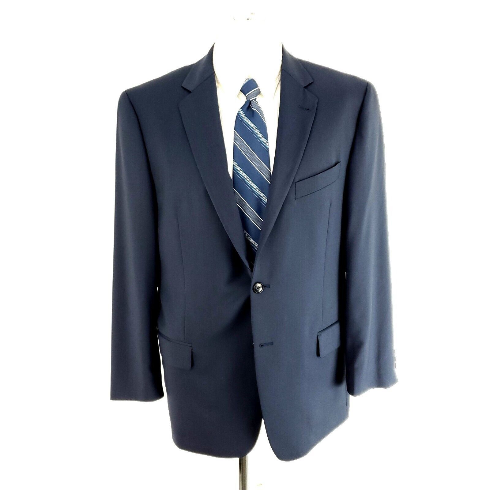 Joseph Abboud Joseph Abboud Marzotto Super 120s Wool2 Button Blazer 40R Or Size 40R - 3 Thumbnail