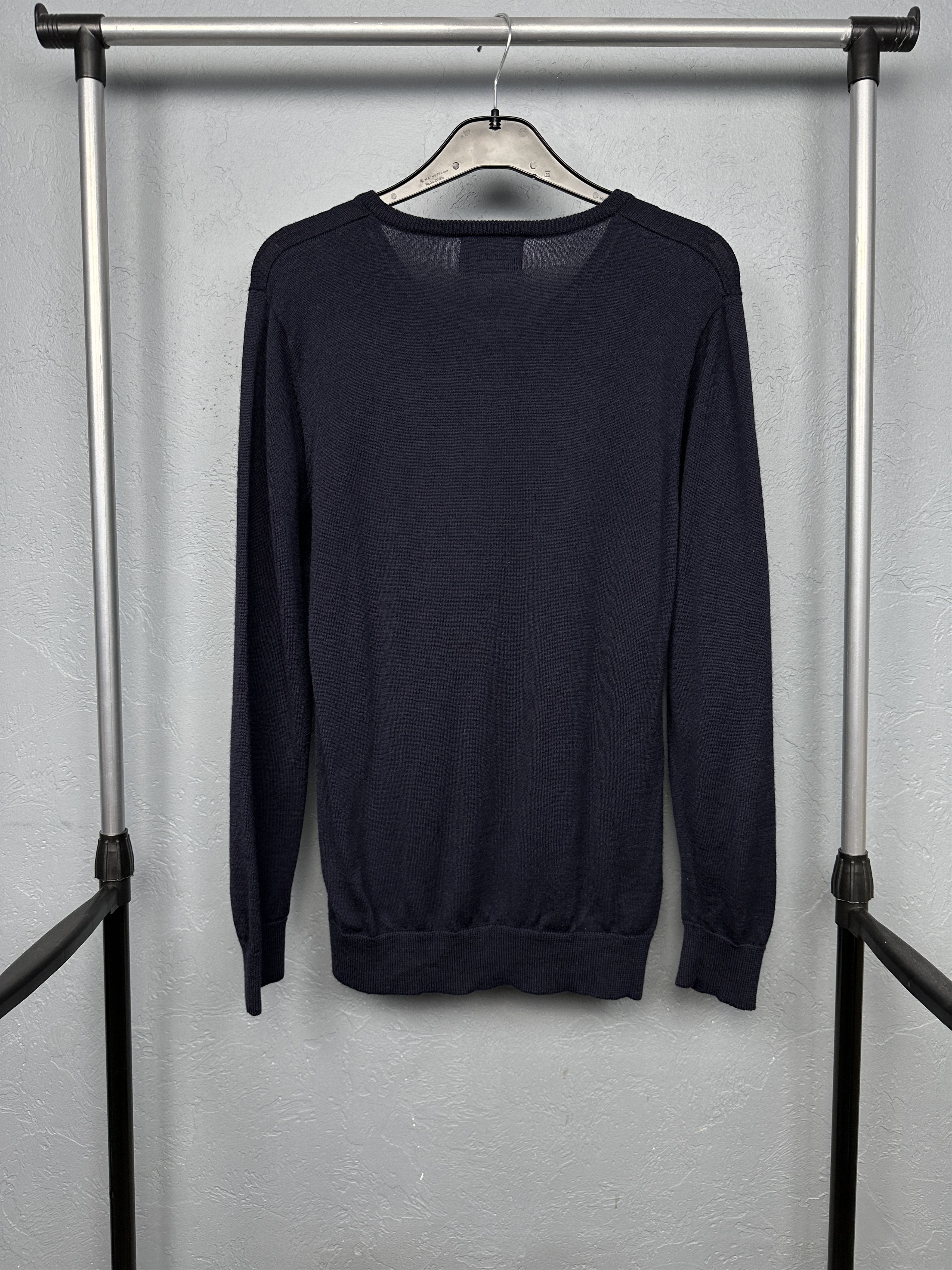 Fred Perry Fred Perry Vintage Mens Merino Wool V-Neck Sweater Size US M / EU 48-50 / 2 - 5 Thumbnail
