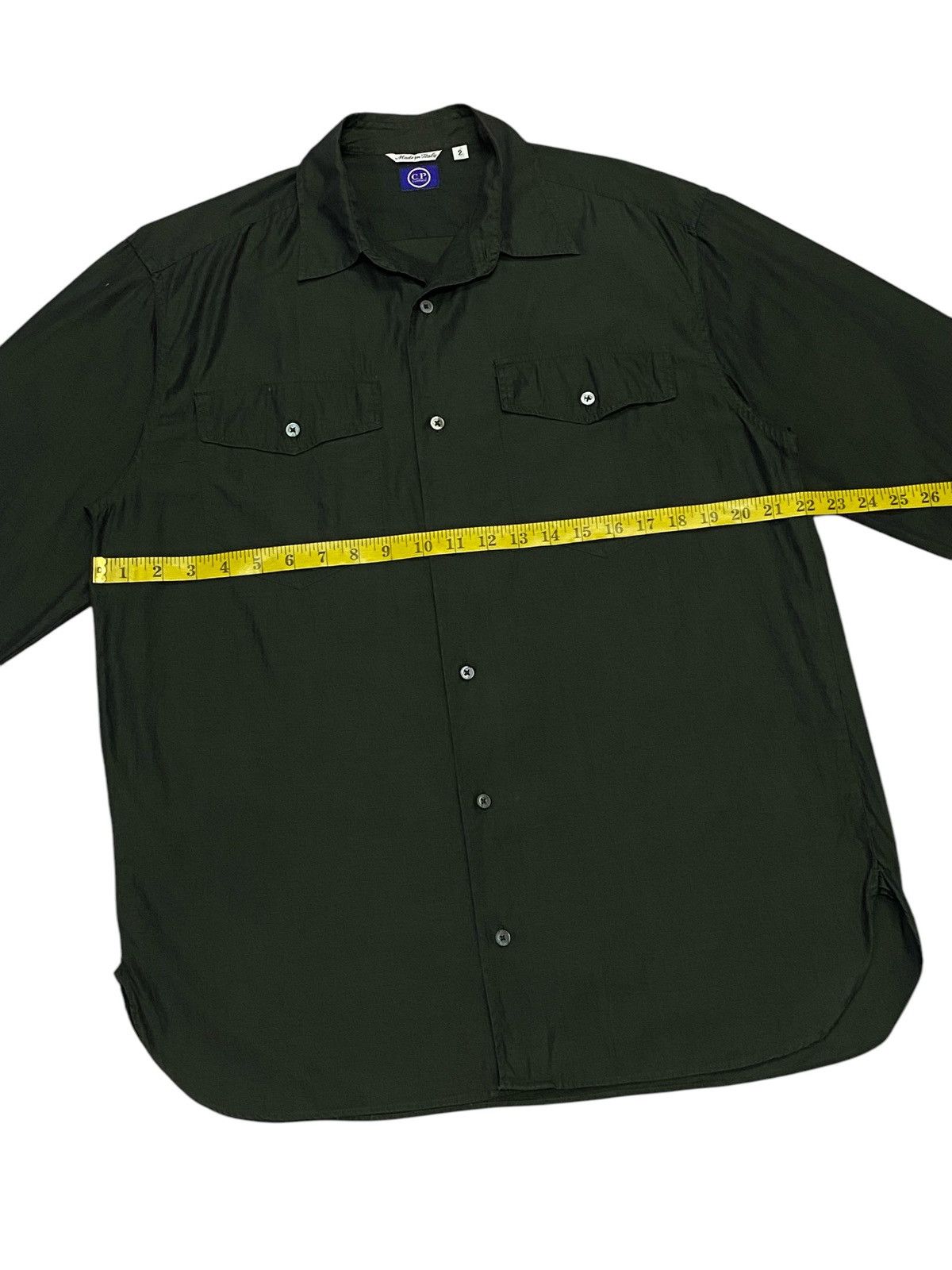 C.P. Company × Vintage Vintage 1995 C.P COMPANY Long Sleeve Shirt Button Ups Size US M / EU 48-50 / 2 - 10 Thumbnail