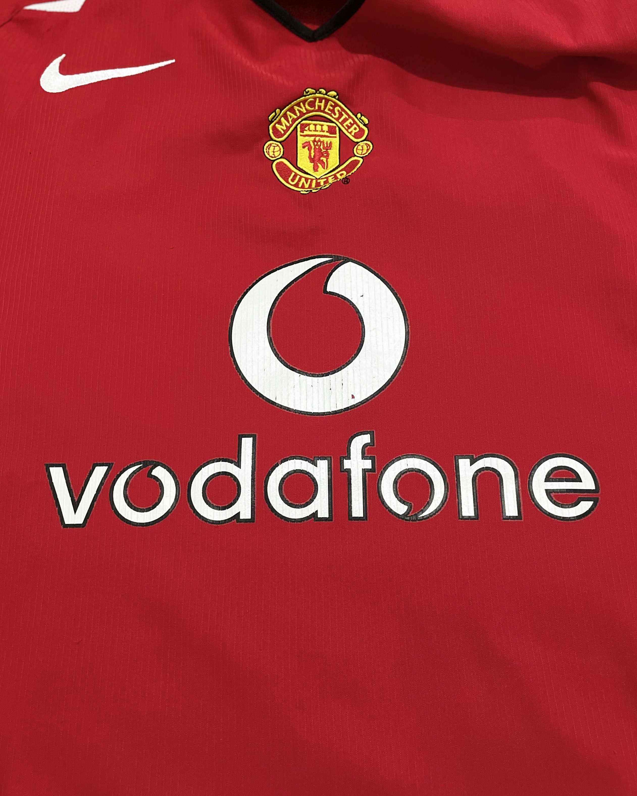 Nike Manchester United Home Kit 2004 2005 2006 Name set Saha Size US M / EU 48-50 / 2 - 7 Thumbnail