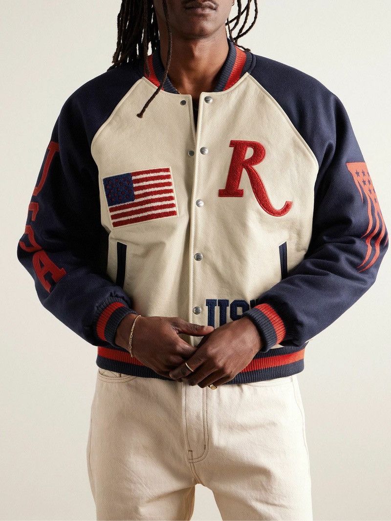 Rhude Rhude “St Croix” Varsity Jacket Size XS Size US XS / EU 42 / 0 - 1 Thumbnail