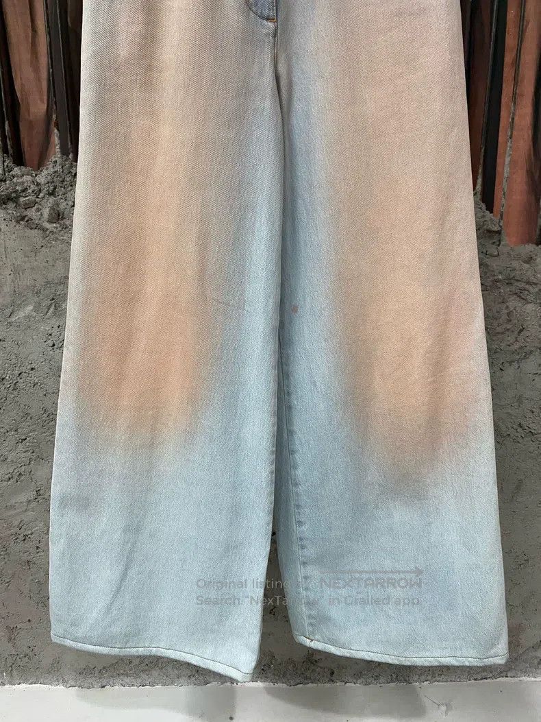 Chanel Chanel Orange gradient wide-leg jeans Size 42" / US 20 - 4 Thumbnail