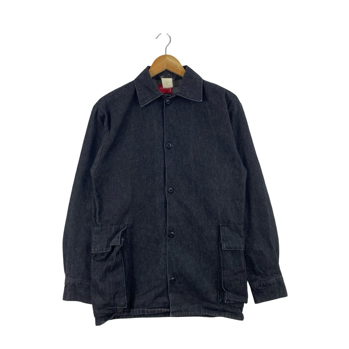 Vintage Vintage HAYSTACK USA Denim Chore Jacket Button Up Workwear Size US S / EU 44-46 / 1 - 4 Thumbnail