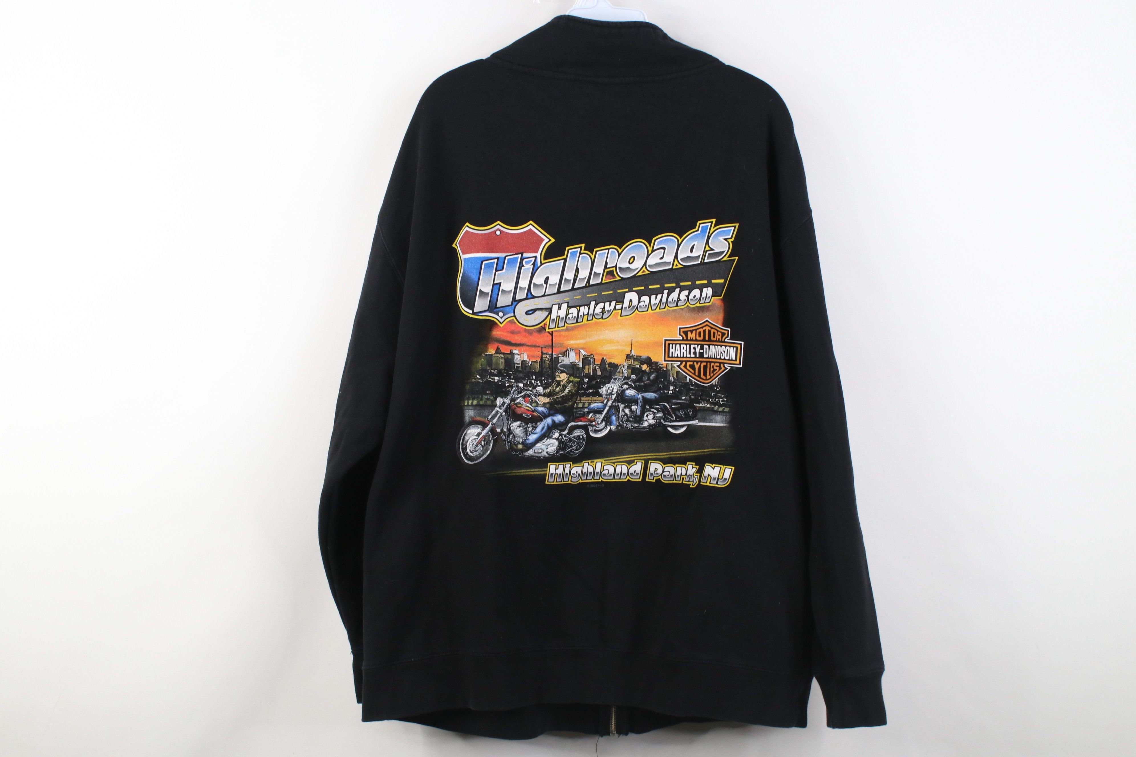 Harley Davidson Vintage Harley Davidson Ride Hard Full Zip Sweatshirt Jacket Size US L / EU 52-54 / 3 - 15 Thumbnail