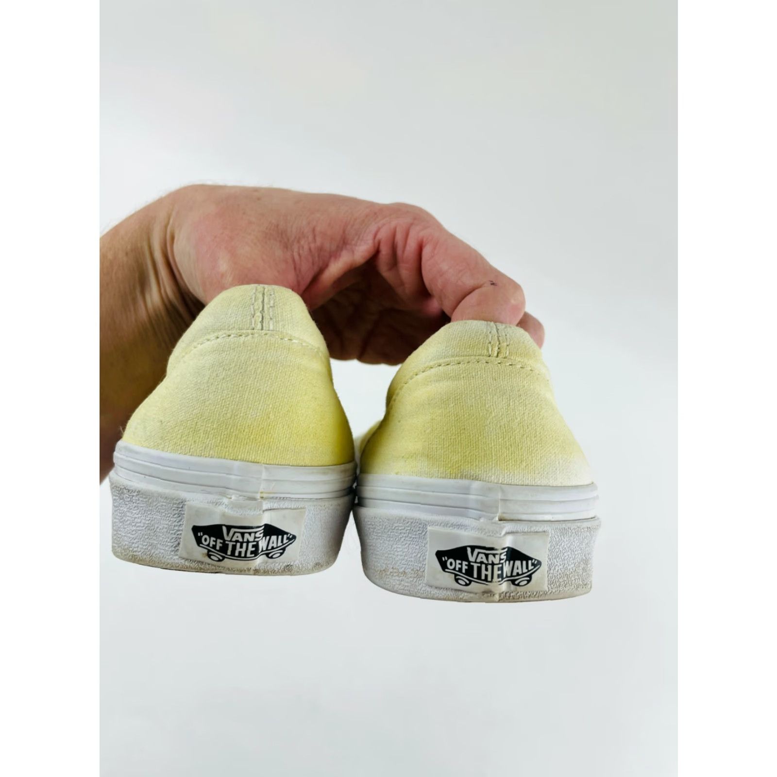 Vans VANS Classic Slip-On Sneakers Unisex Adults Yellow Tie Dye Casual Breathable Canvas Size US 6 / IT 36 - 5 Thumbnail