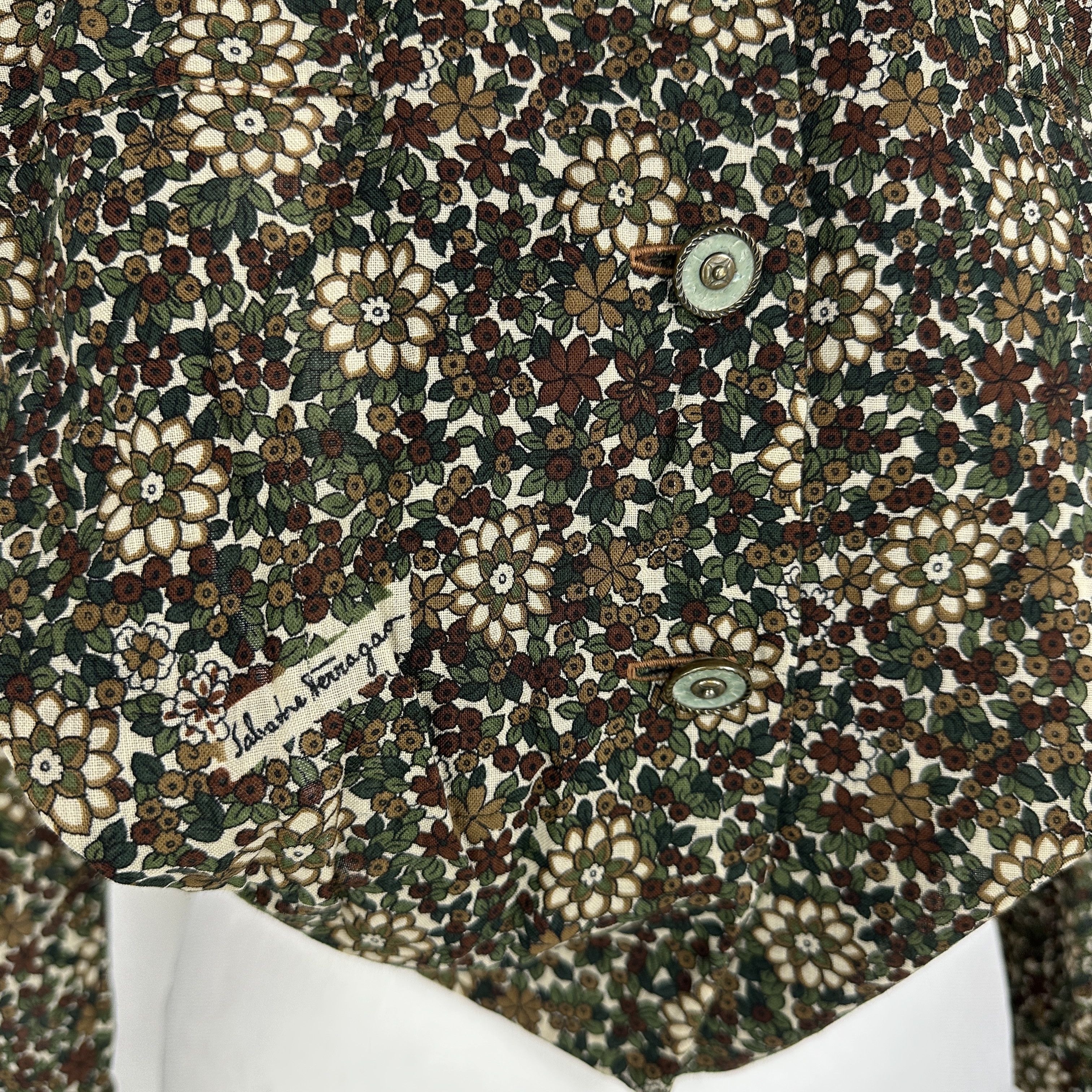 Salvatore Ferragamo Camicia Salvatore Ferragamo a fantasie – 44 IT Size M / US 6-8 / IT 42-44 - 7 Thumbnail