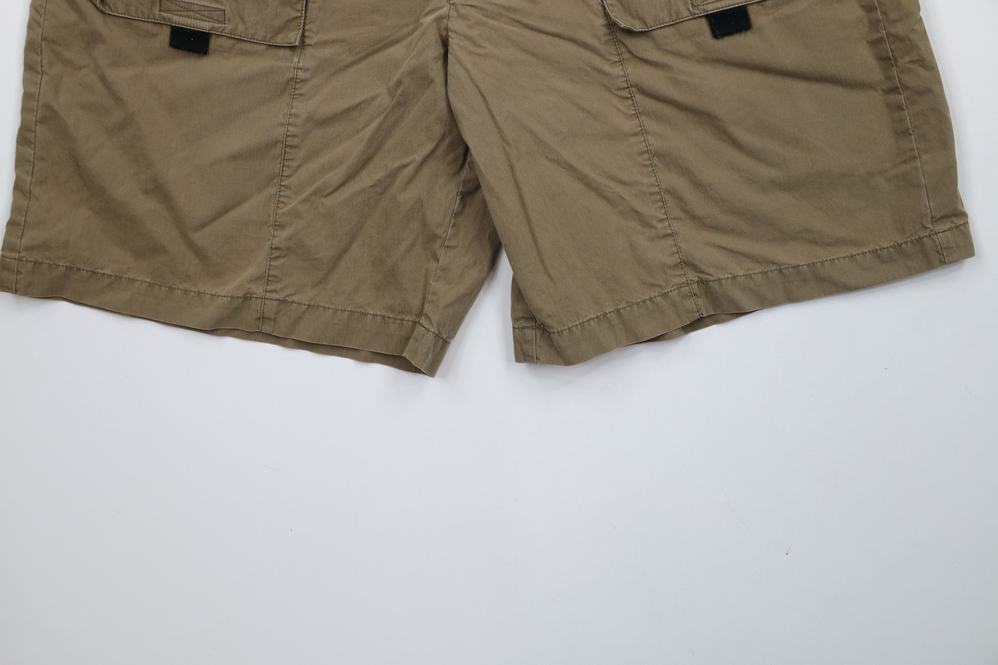 Eddie Bauer × Vintage Vintage 90s Y2K Eddie Bauer Packable Hiking Cargo Shorts Size US 36 / EU 52 - 4 Thumbnail