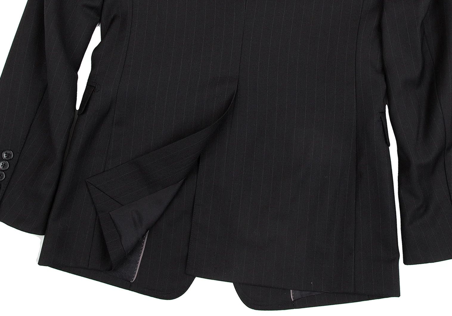 Dolce & Gabbana Martini Pinstripe Narrow Lapel Wool Jacket Black 44 Size US S / EU 44-46 / 1 - 15 Thumbnail