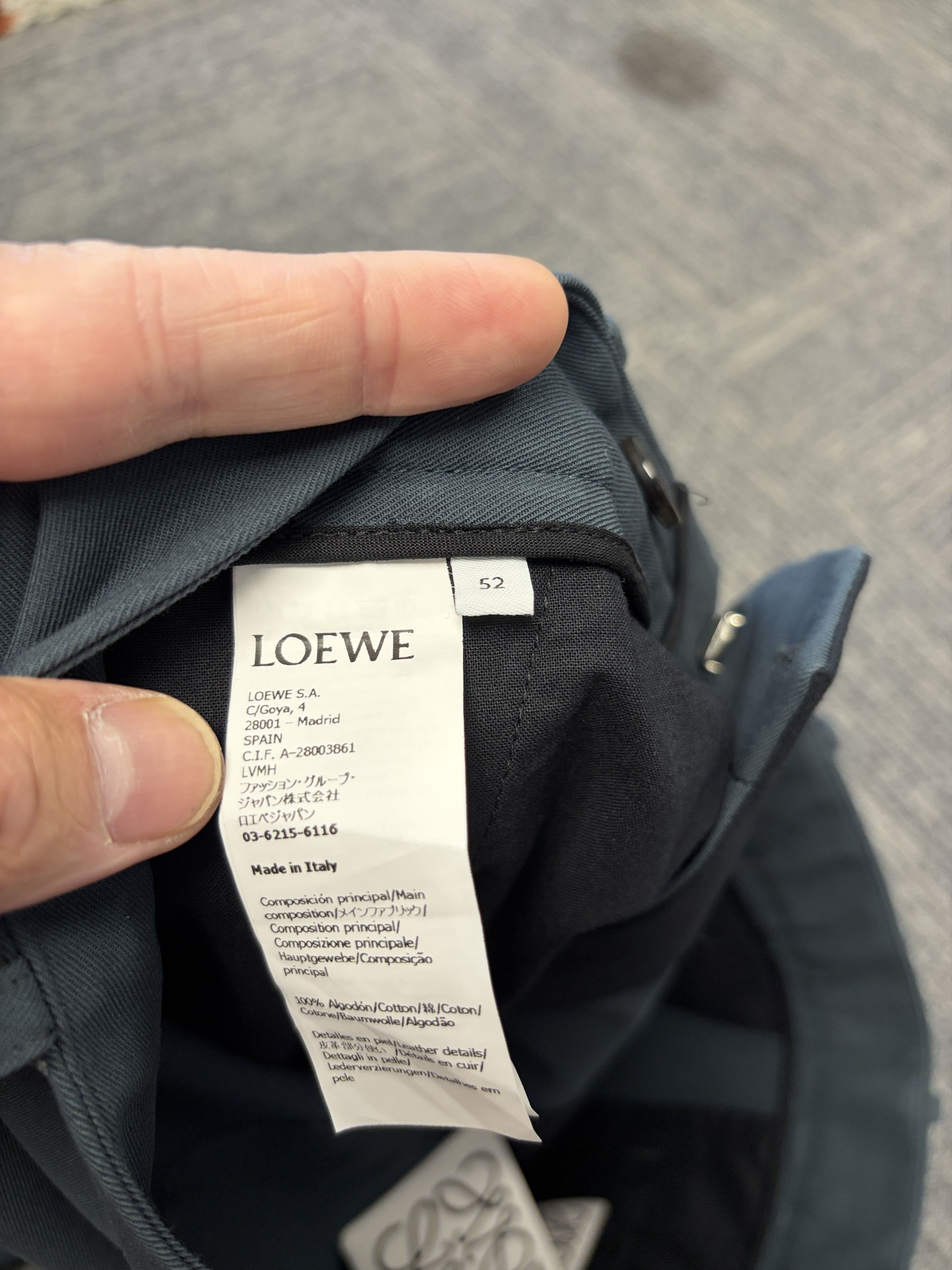 Loewe Loewe marine blue chino sz52 Size US 36 / EU 52 - 4 Thumbnail