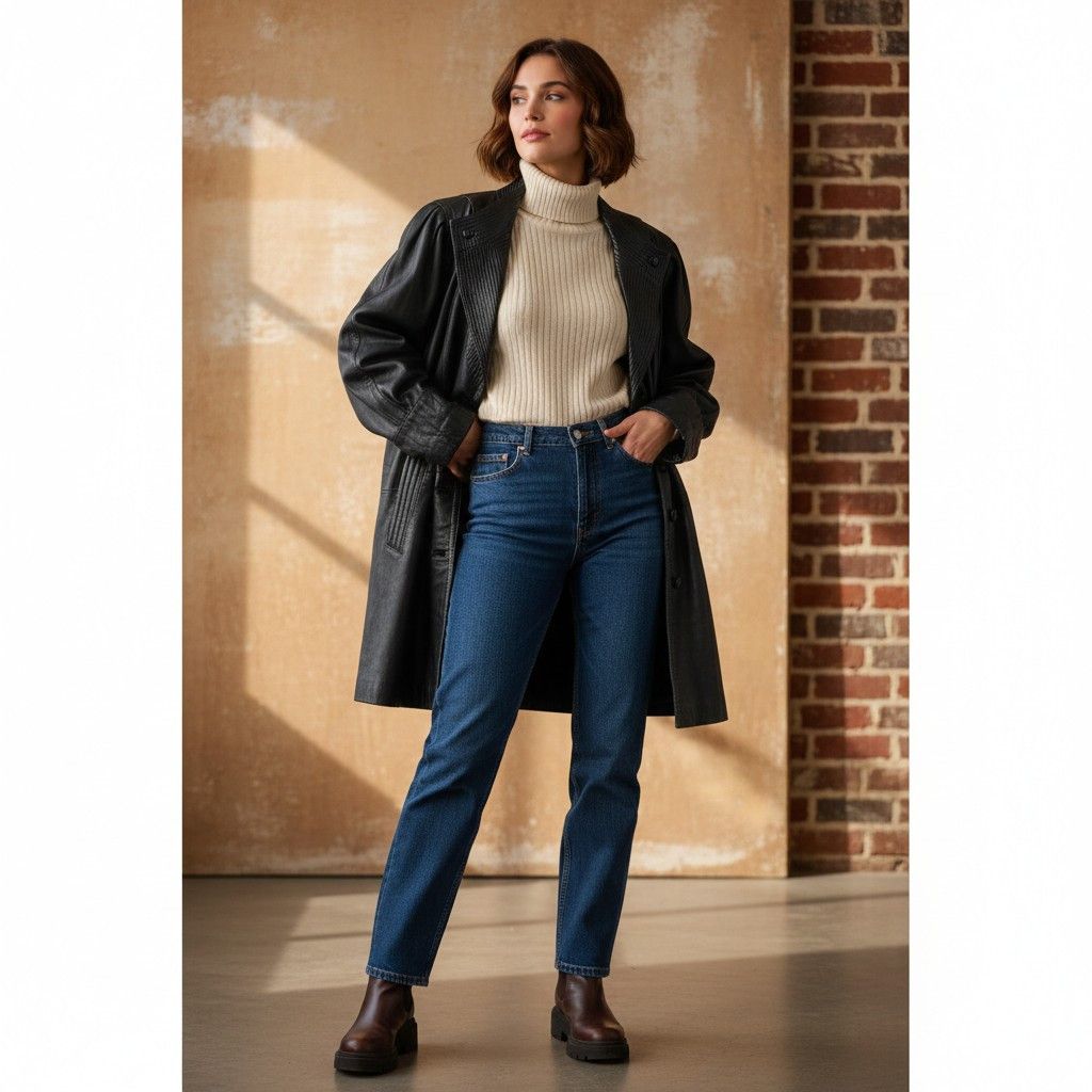 Vintage Vintage Women M Jacket Navy Soft Leather Bomber 8752 Size M / US 6-8 / IT 42-44 - 1 Thumbnail