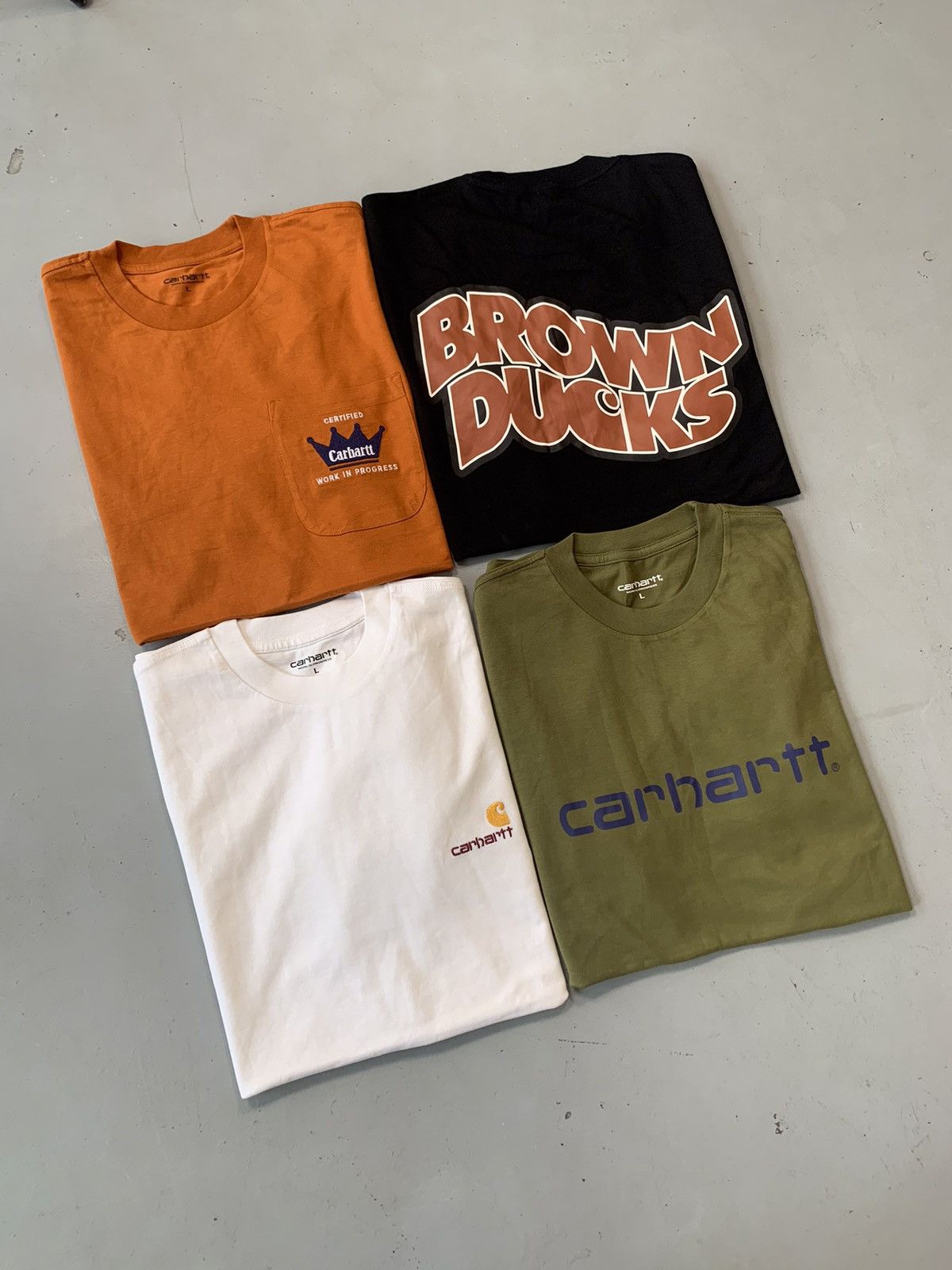 Carhartt Bundle New carhartt work in process graphic printed tshirts Size US L / EU 52-54 / 3 - 1 Thumbnail